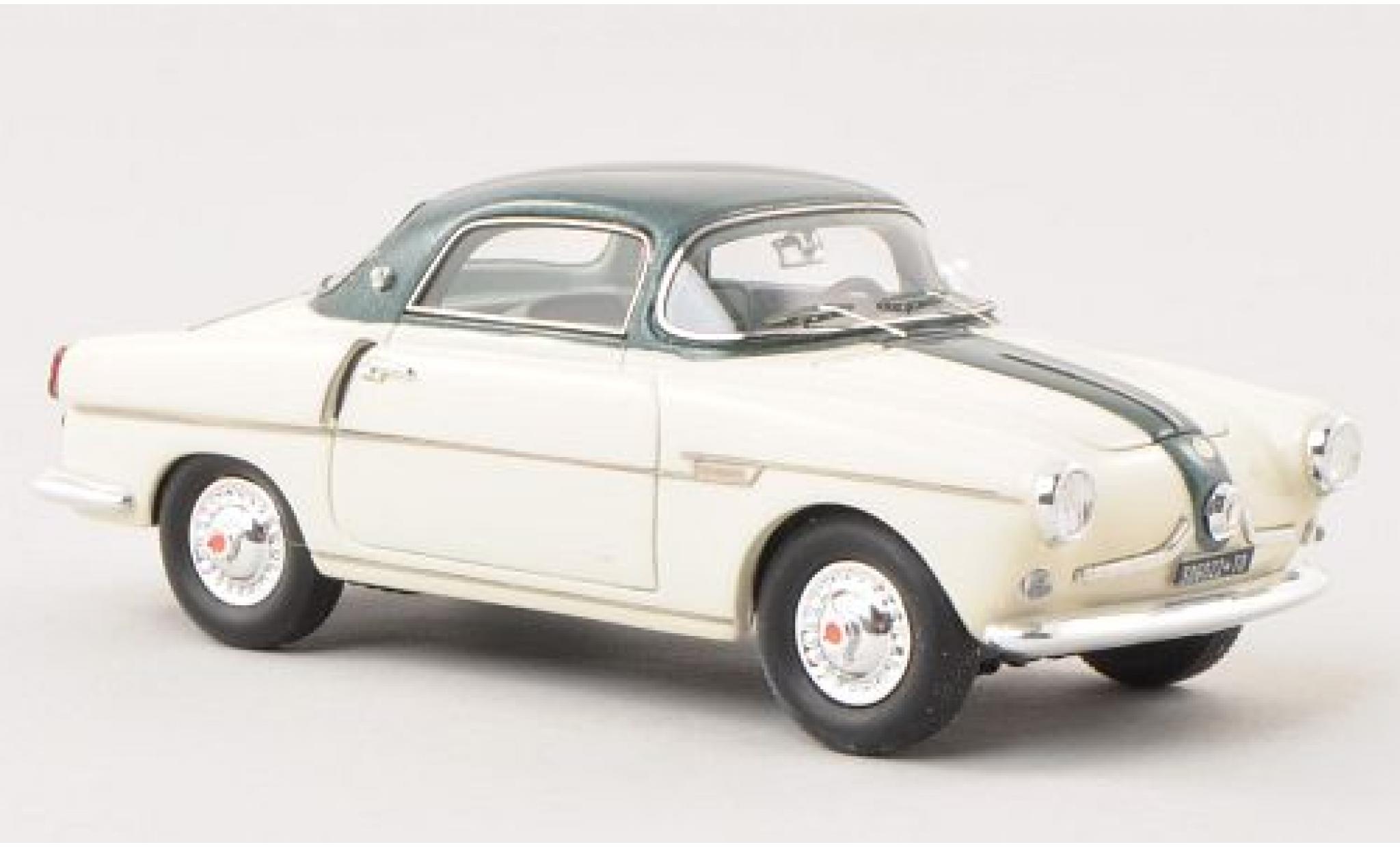 Fiat 600 1/43 Matrix Viotto beige/metallic green diecast model cars