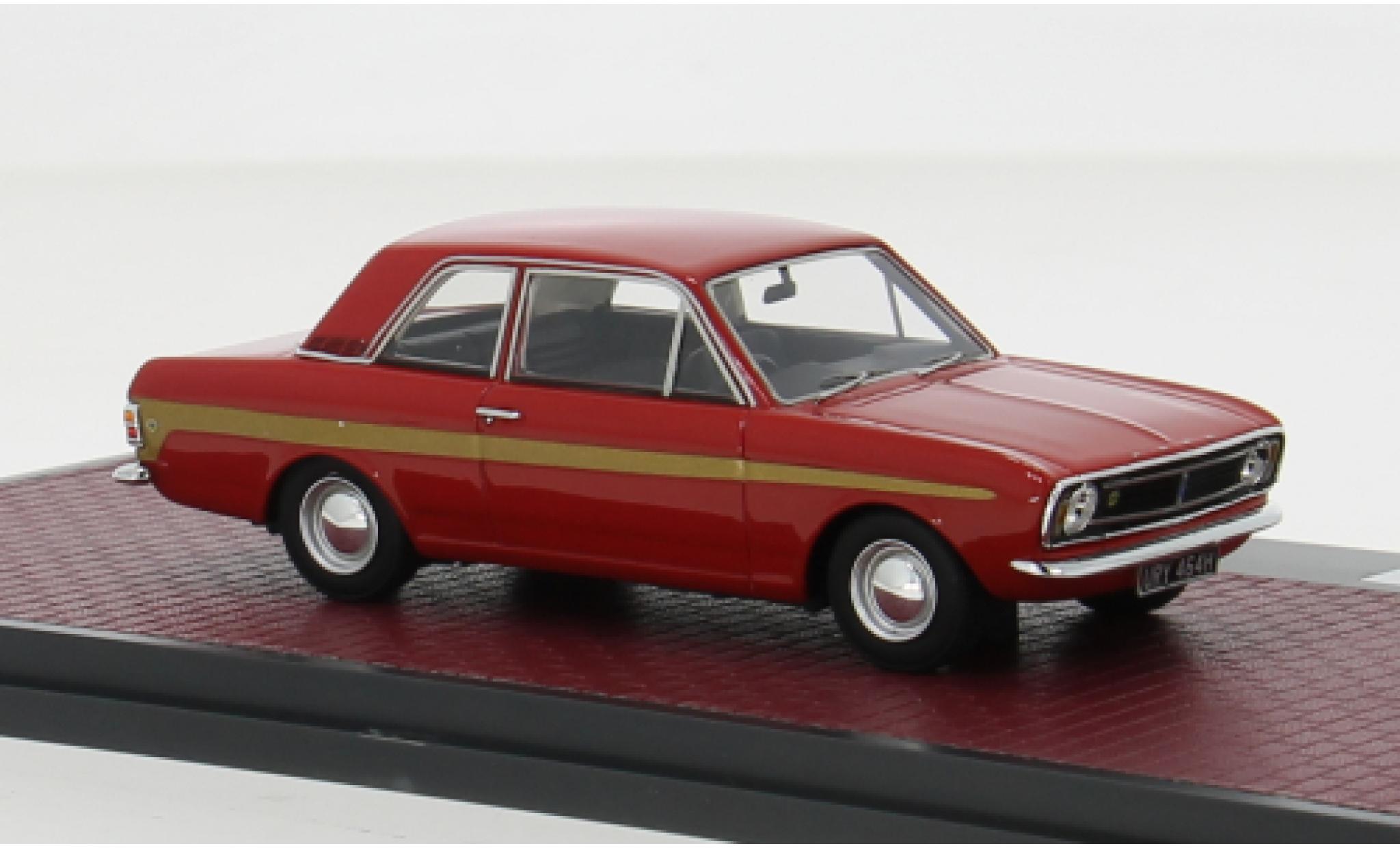 Ford Cortina 1/43 Matrix Lotus MkII red/gold 1966 1:43 diecast model cars