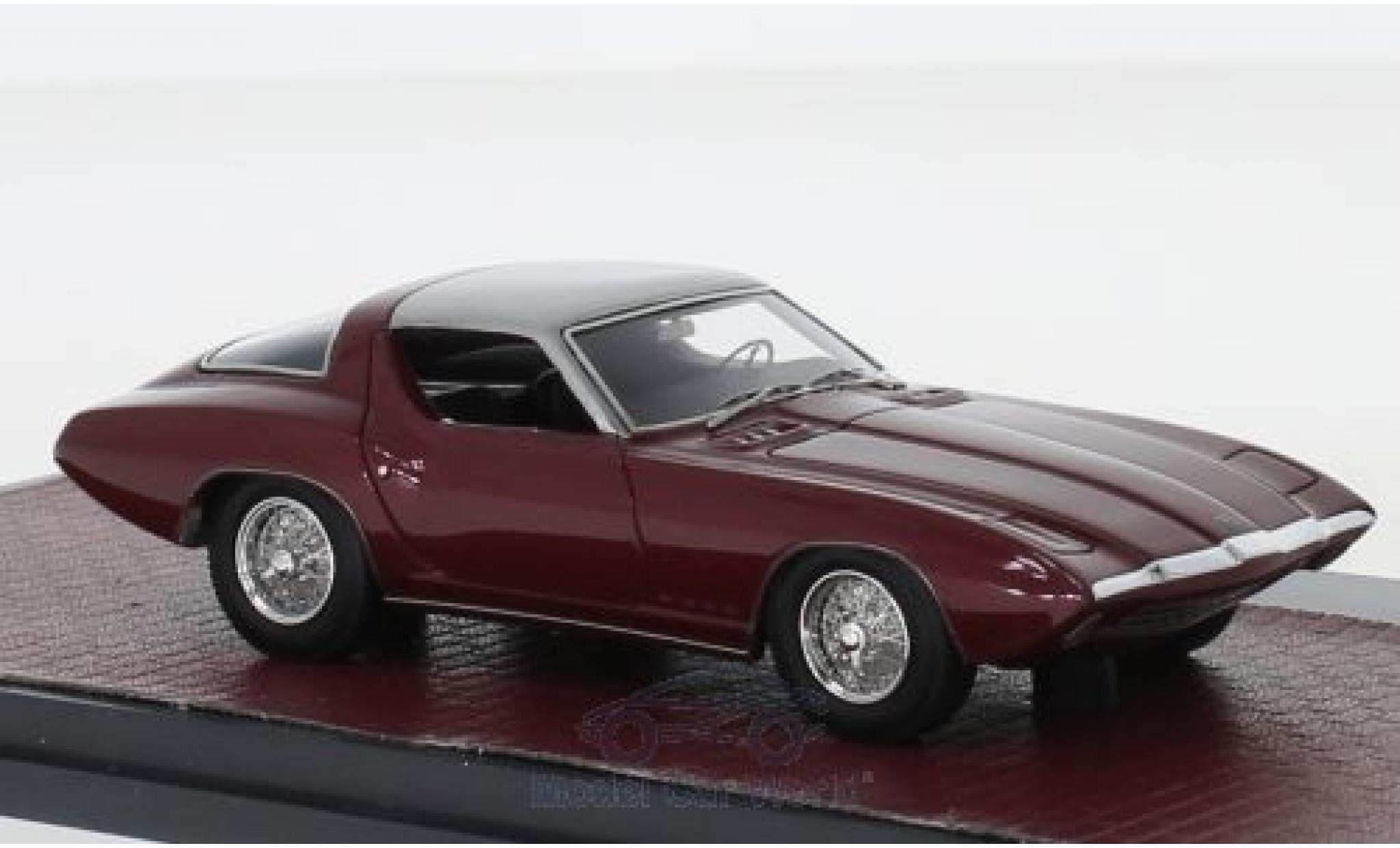 Ford Cougar 1/43 Matrix II Concept red/grey 1963 #CSX2008 diecast model cars