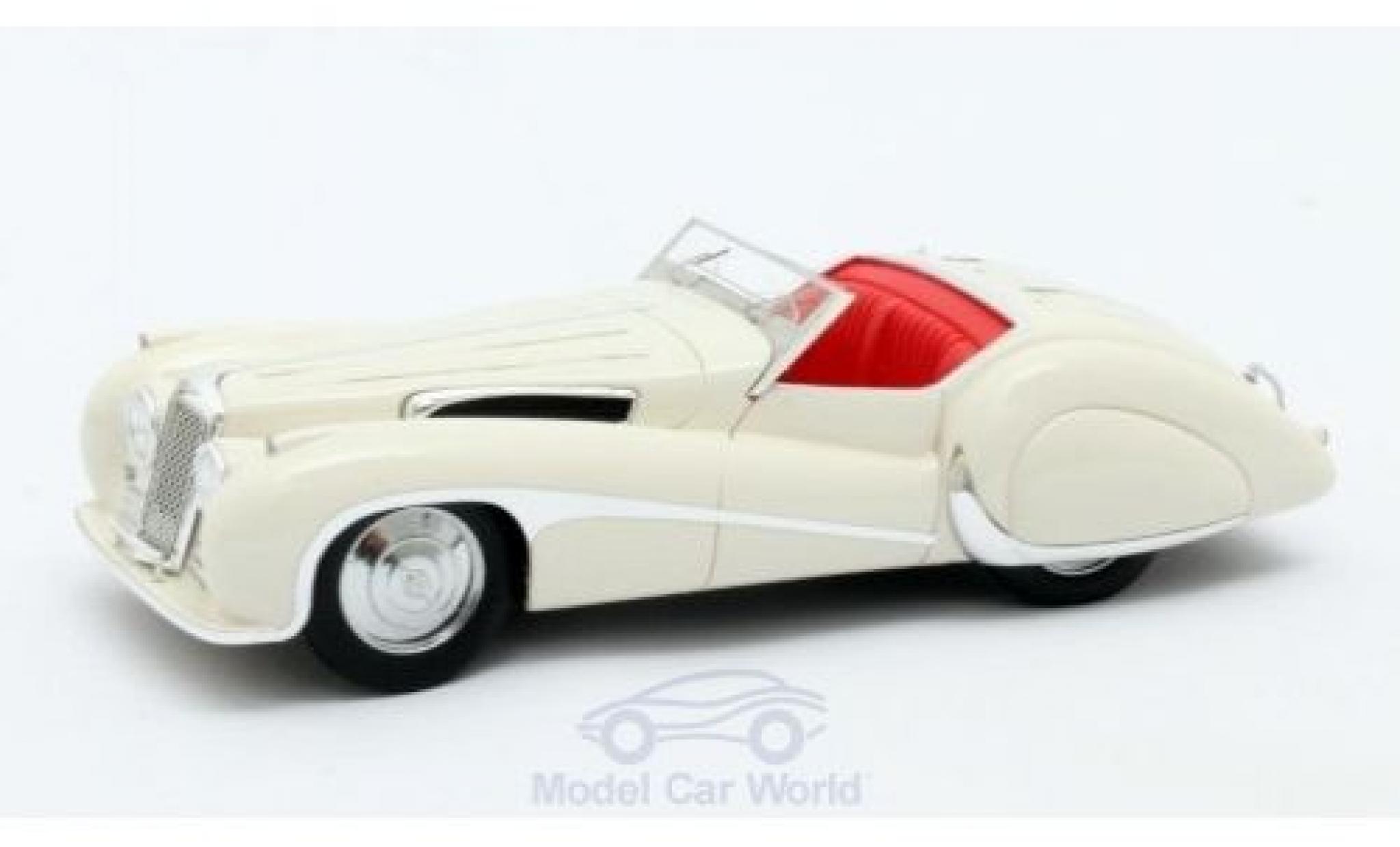 Jaguar SS 1/43 Matrix 100 white 1939 Roadster Vanden Plas diecast model cars
