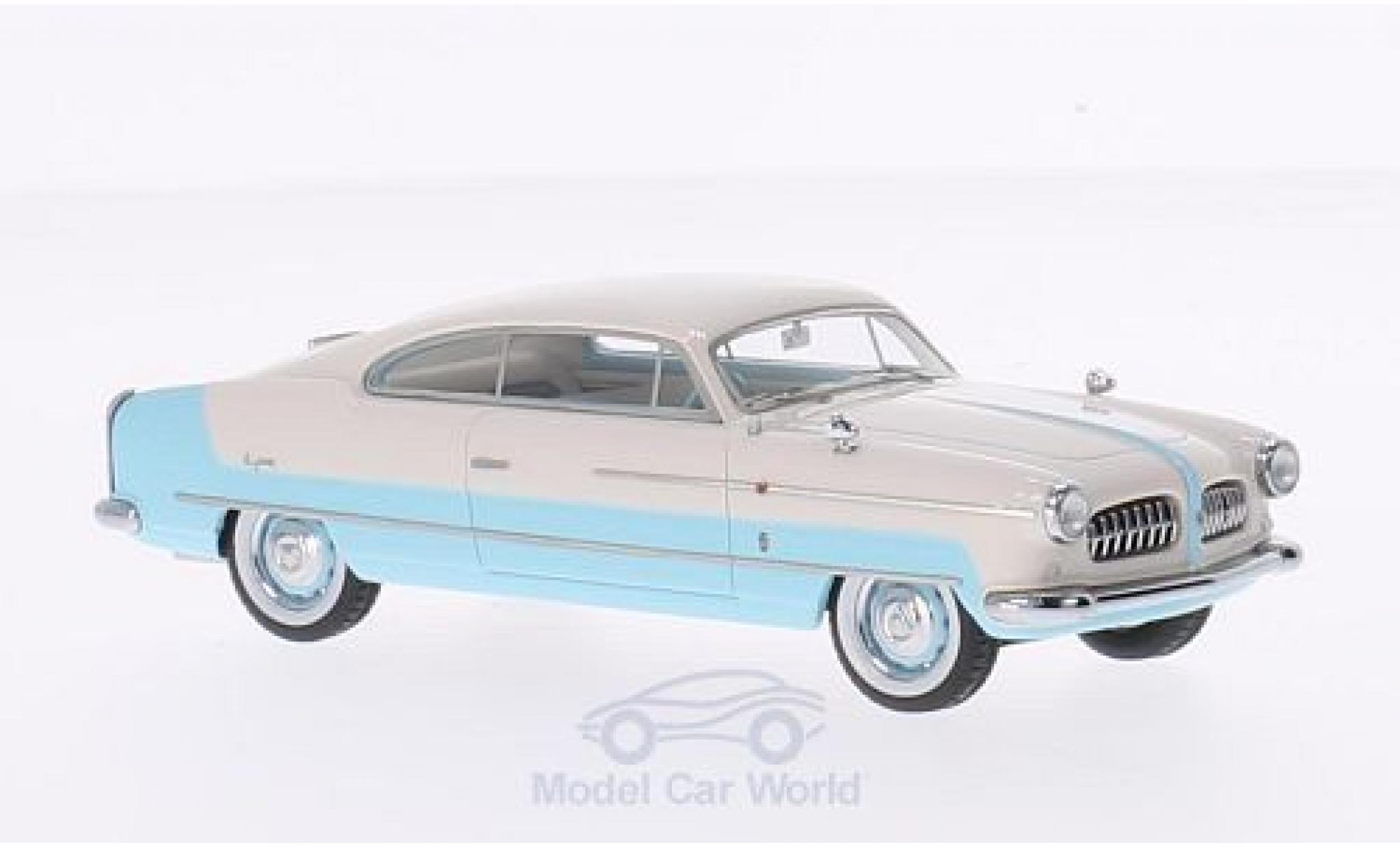 Lancia Aurelia 1/43 Matrix (B52) B-Junior Ghia white/blue RHD 1952 diecast model cars