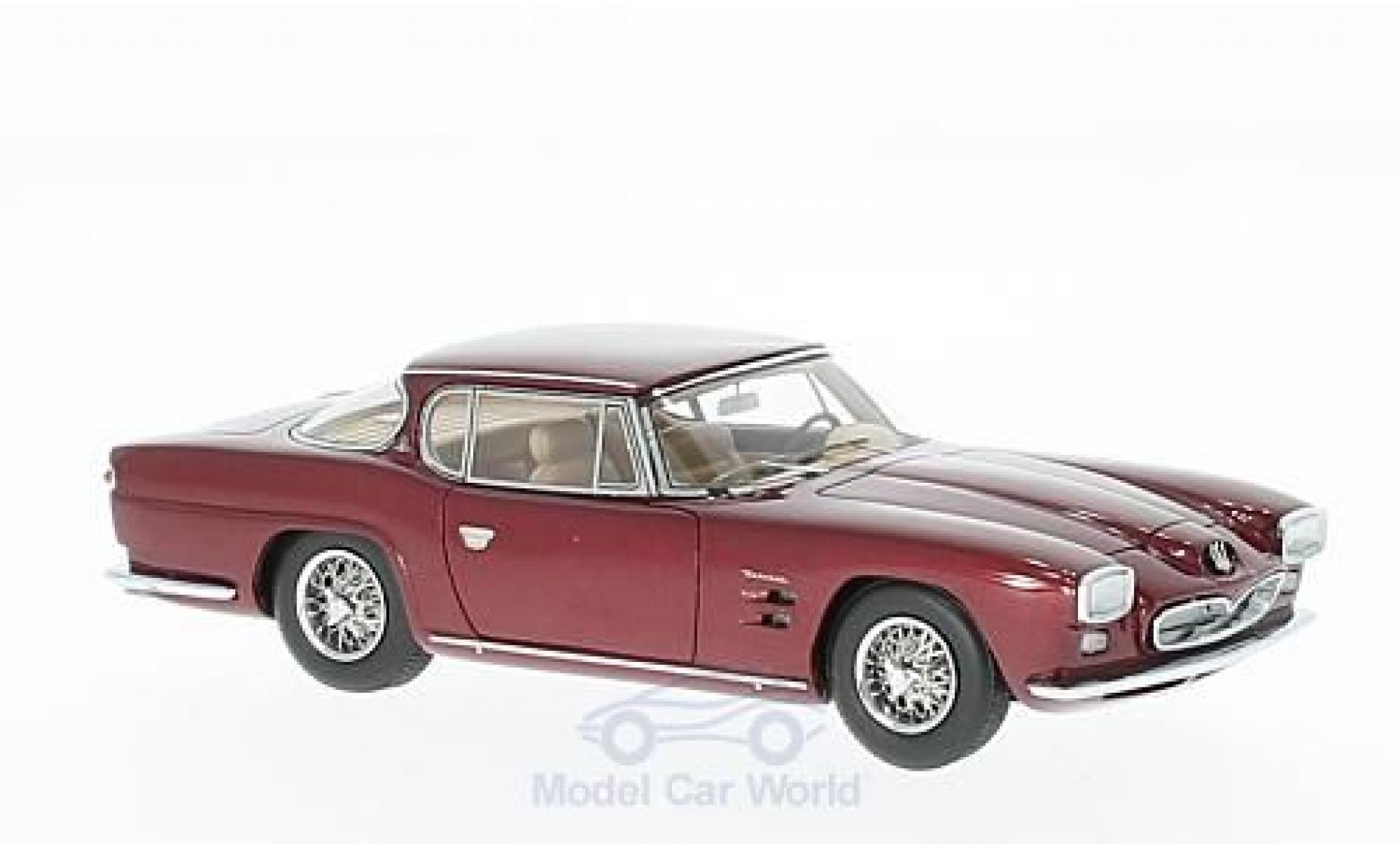 Maserati 5000 GT 1/43 Matrix Frua Coupe metallic red 1963 diecast model cars