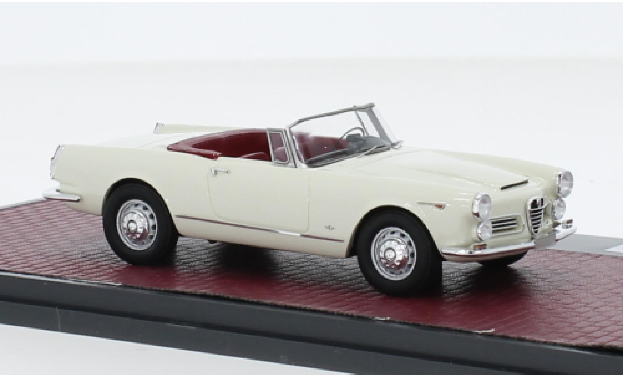 Alfa Romeo 2600 1/43 Matrix Spider white 1962 diecast model cars