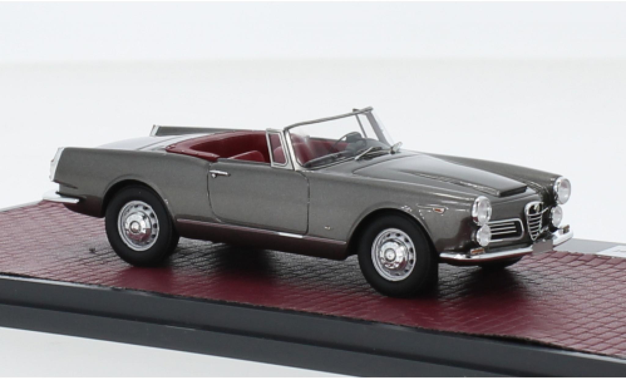 Alfa Romeo 2600 1/43 Matrix Spider metallise grey 1962 diecast model cars