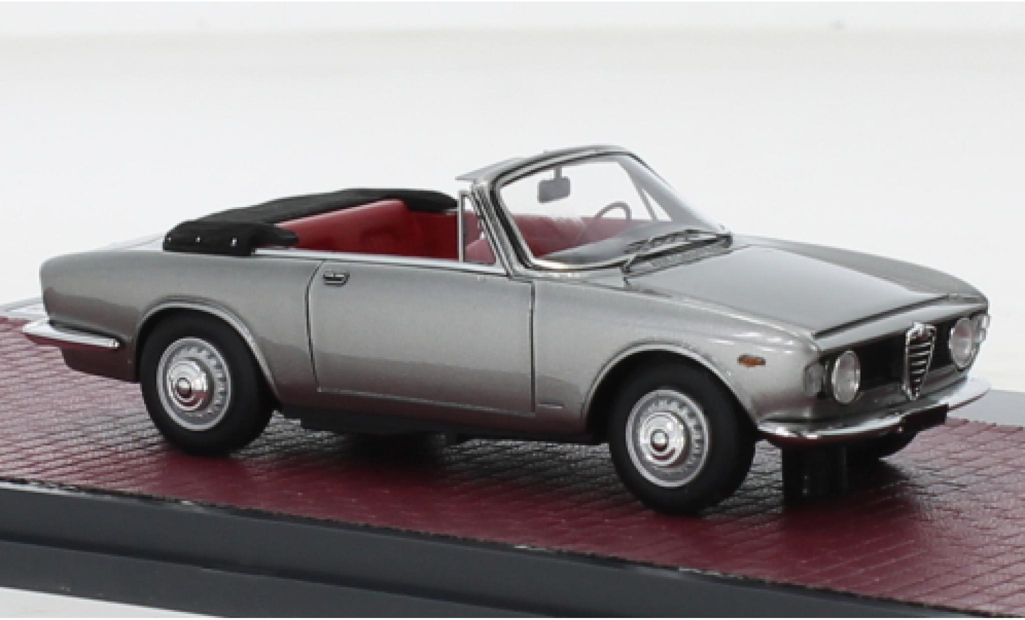 Alfa Romeo Giulia 1/43 Matrix GTC Touring cabriolet metallise grey 1964 diecast model cars