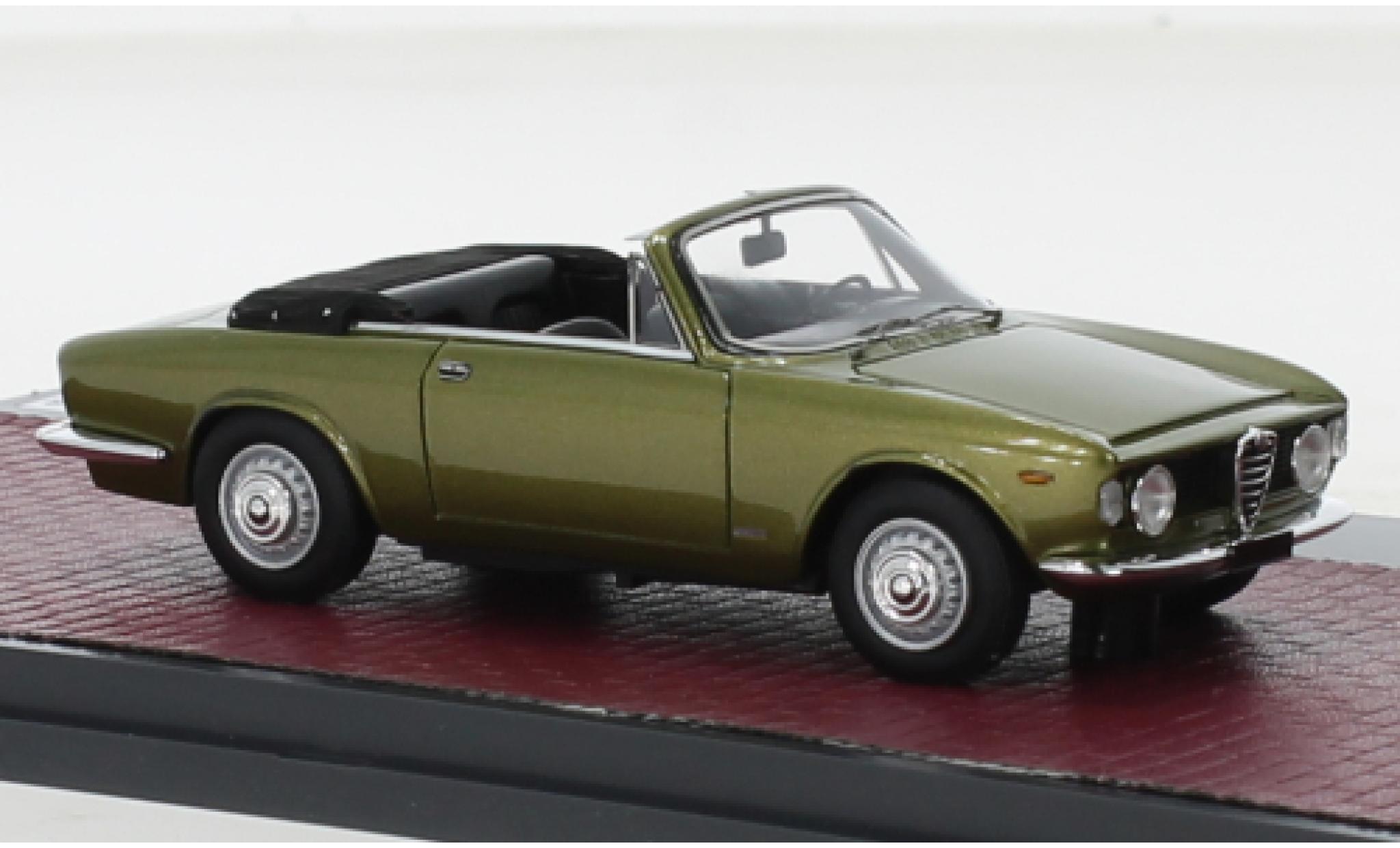 Alfa Romeo Giulia 1/43 Matrix GTC Touring cabriolet metallise green 1964 diecast model cars
