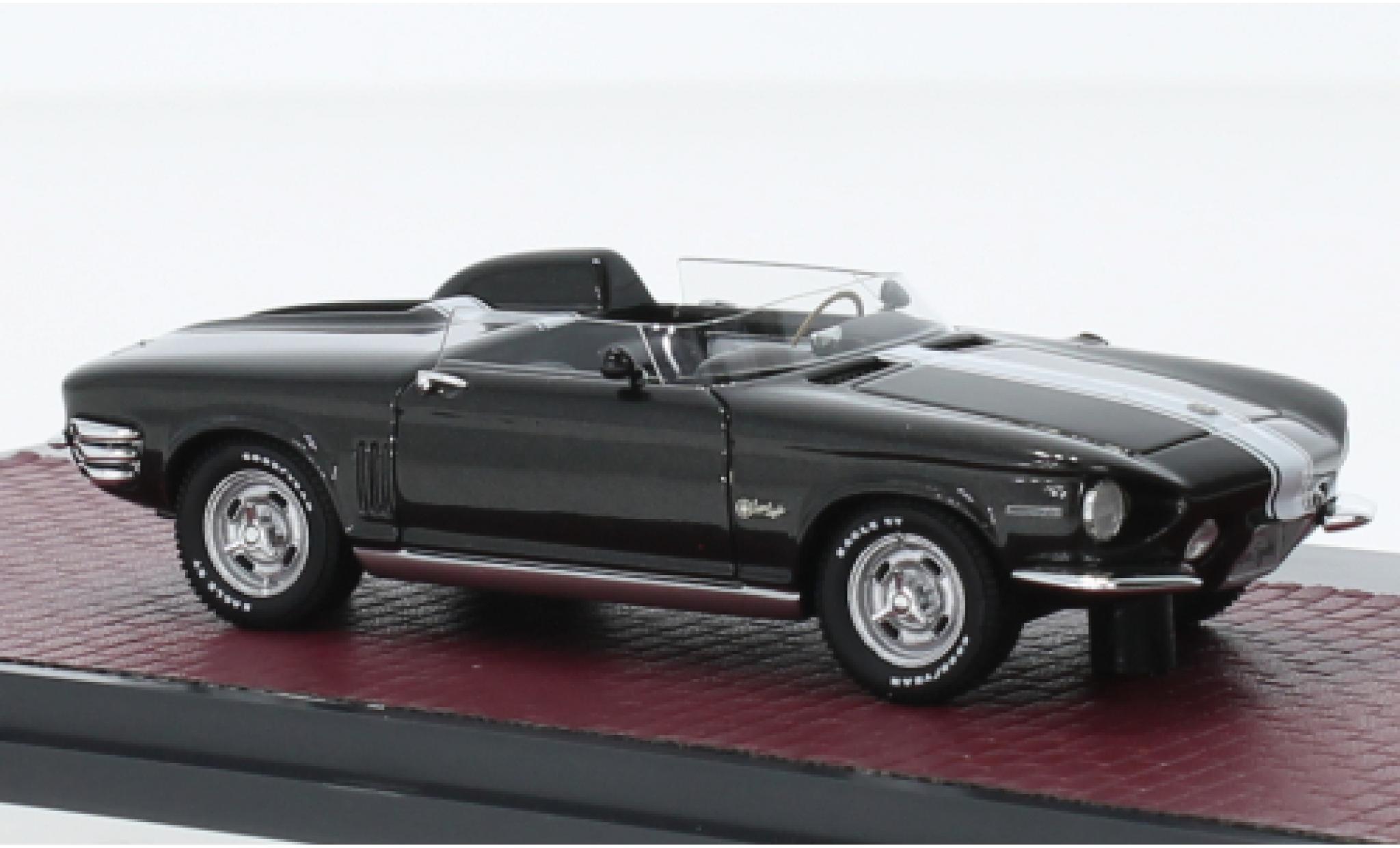 Chevrolet Corvair 1/43 Matrix Super Spyder XP-785 metallise black/white 1962 diecast model cars