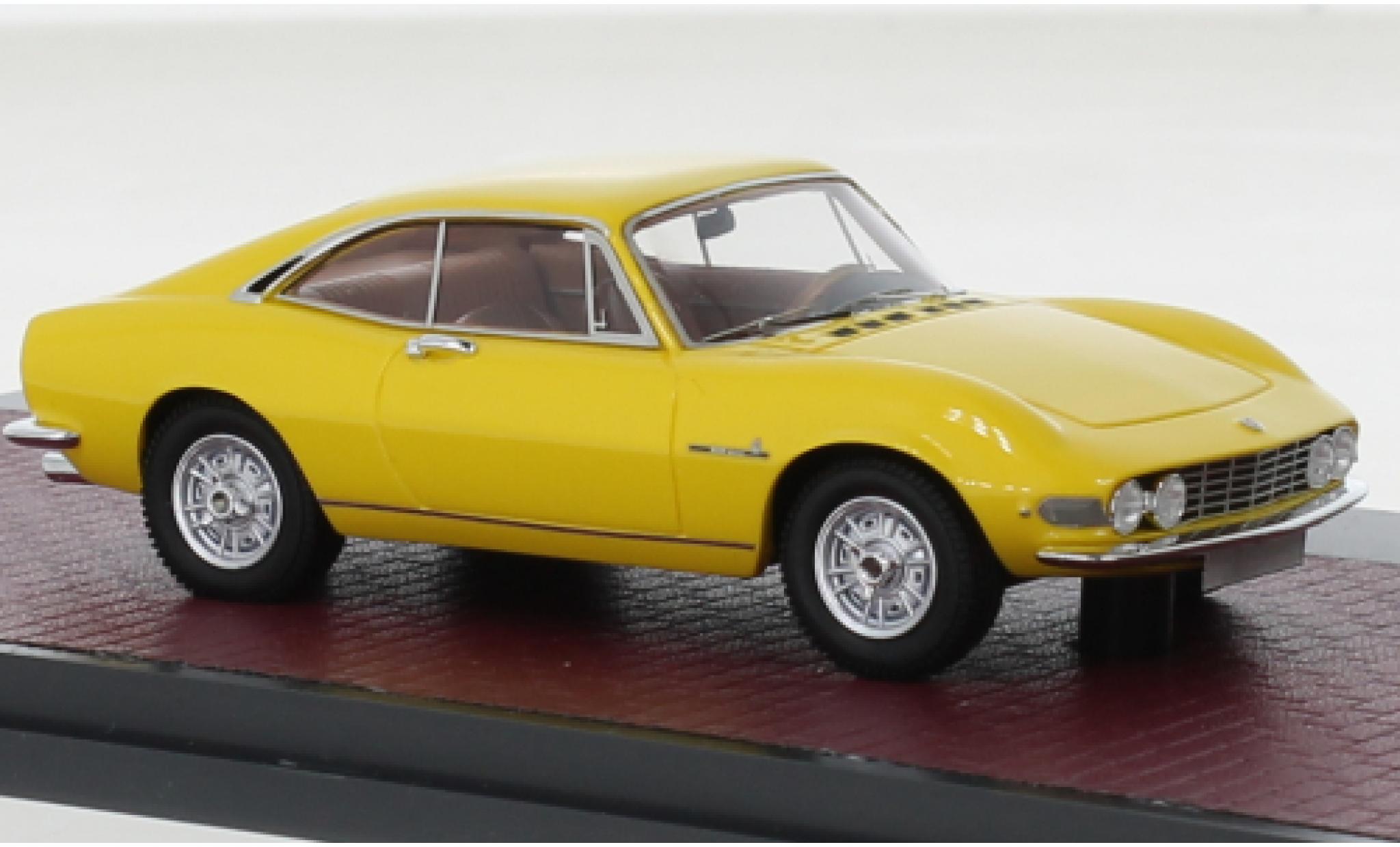 Fiat Dino 1/43 Matrix Saloontta Predotipo Pininfarina yellow diecast model cars