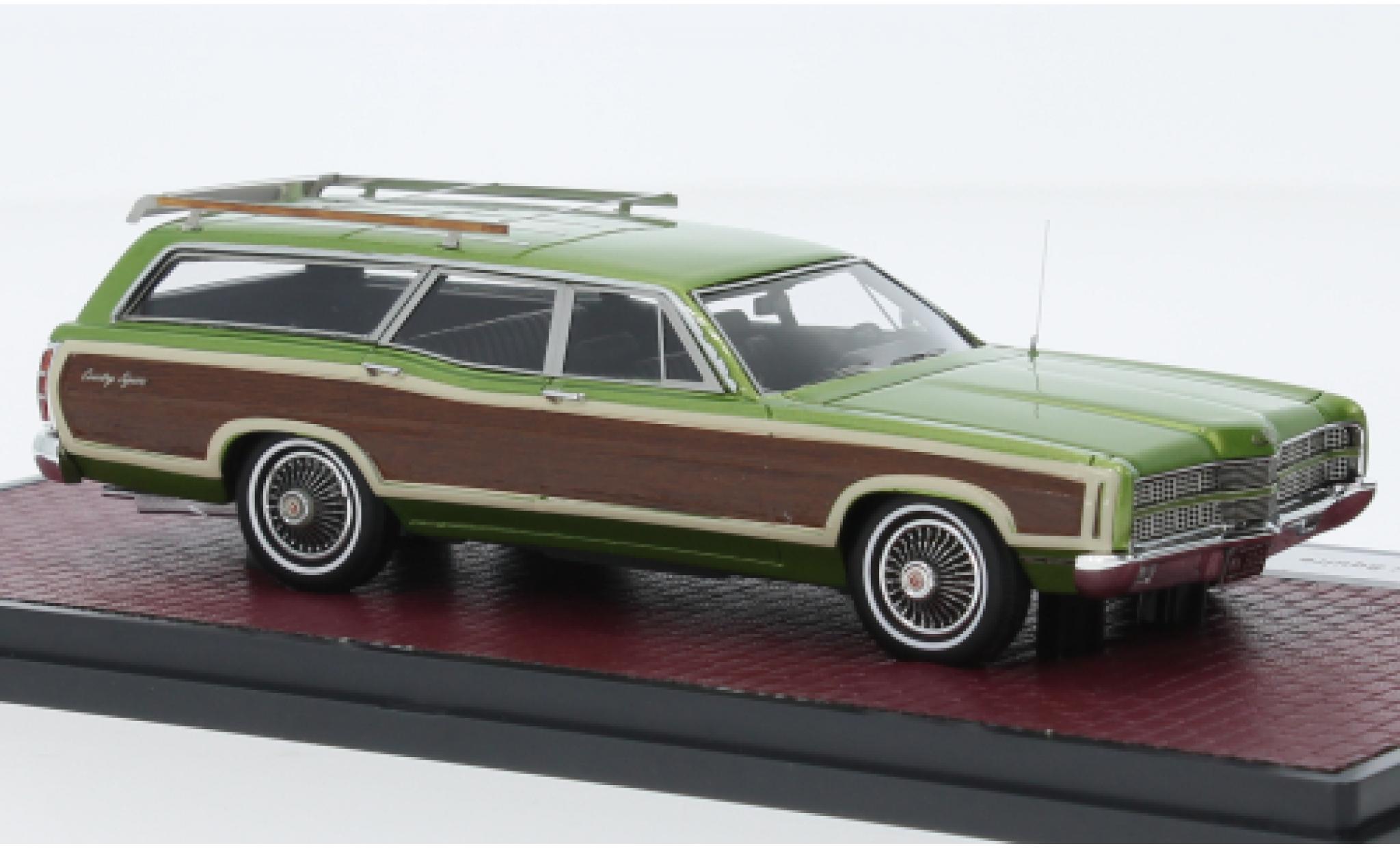 Ford LTD 1/43 Matrix Country Squire metallise vert/optique de bois 1969 diecast model cars