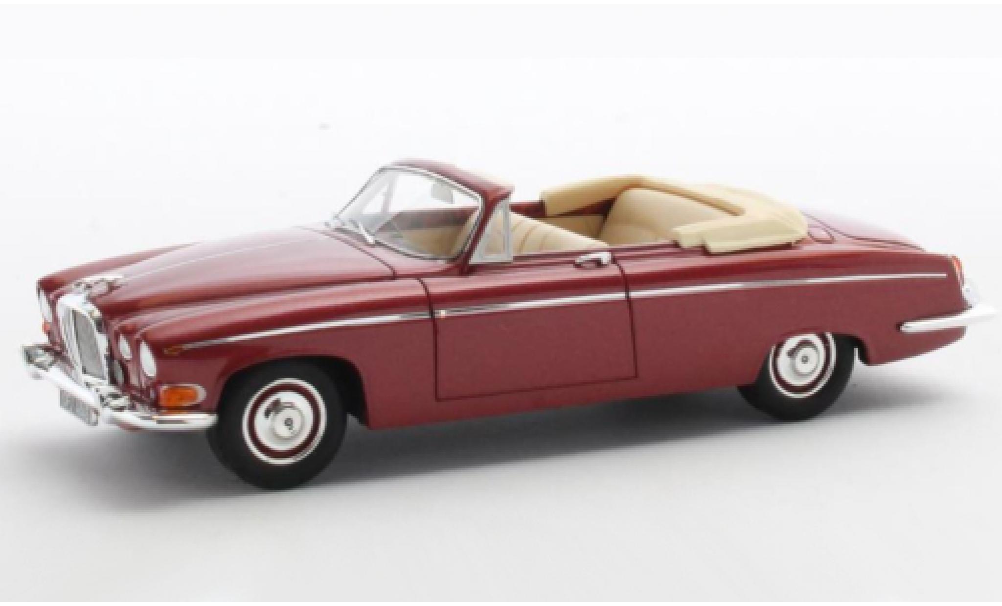 Jaguar 420 1/43 Matrix G Convertible metallise red RHD 1969 diecast model cars