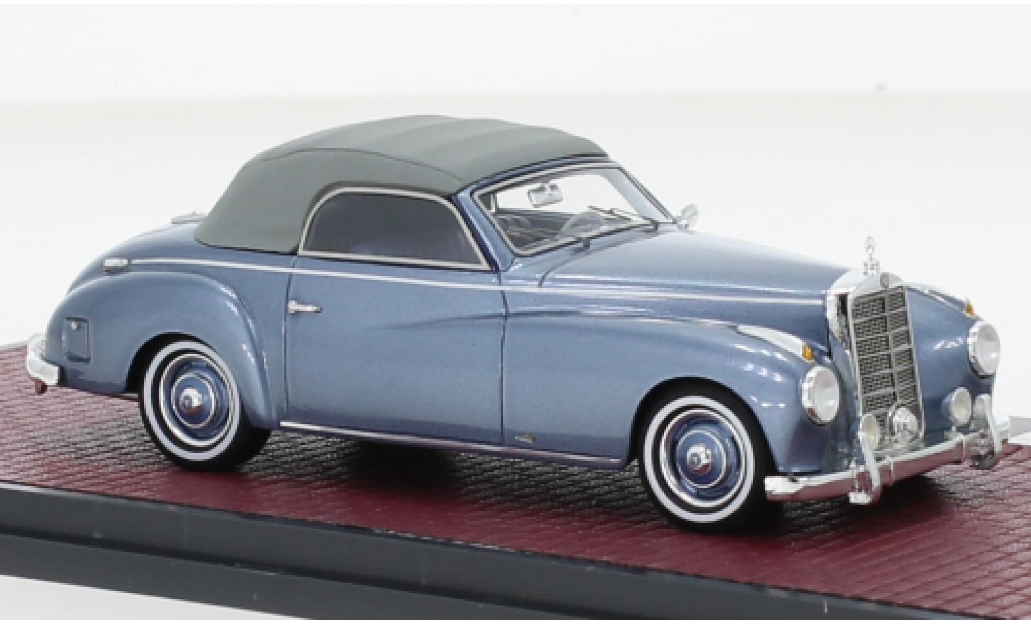 Mercedes 220 1/43 Matrix A Convertible Wendler (W187) metallise blue 1952 diecast model cars