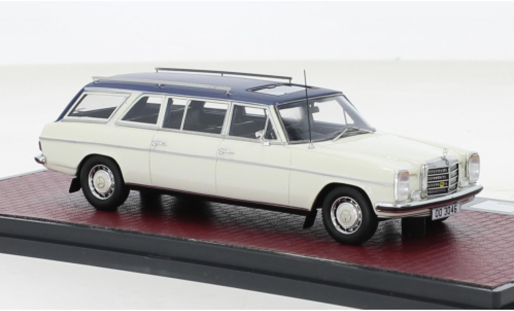 Mercedes 230 1/43 Matrix /8 (V114) LWB Crayford Estate white/blue 1971 diecast model cars