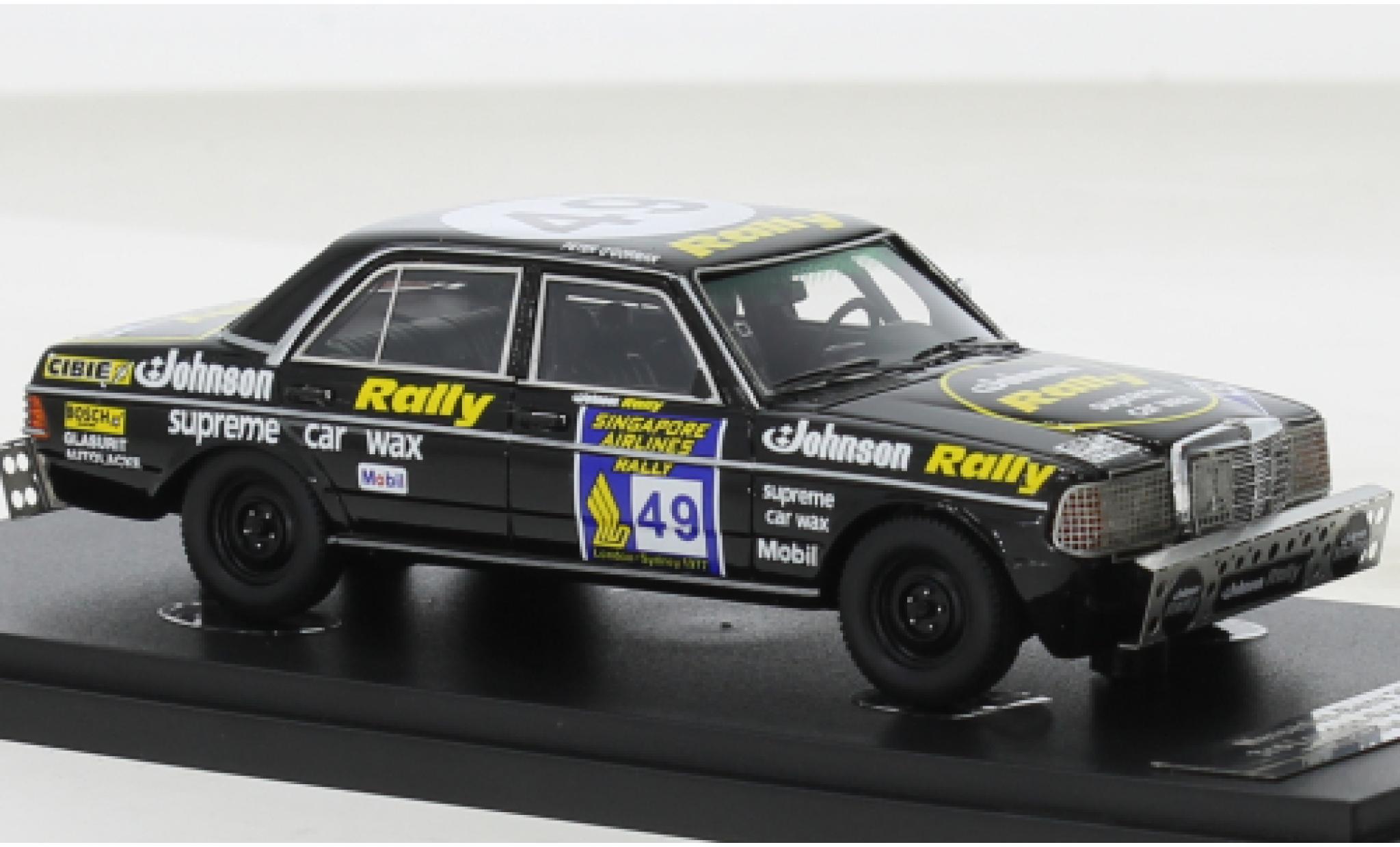 Mercedes 280 1/43 Matrix E (W123) No.49 Johnson Rally Wax-Daimler-Benz AG London-Sydney Marathon 1977 diecast model cars