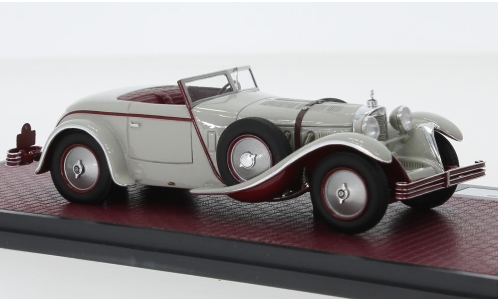 Mercedes CLA 1/43 Matrix 680S W06 Torpedo Roadster grey clair 1928 diecast model cars