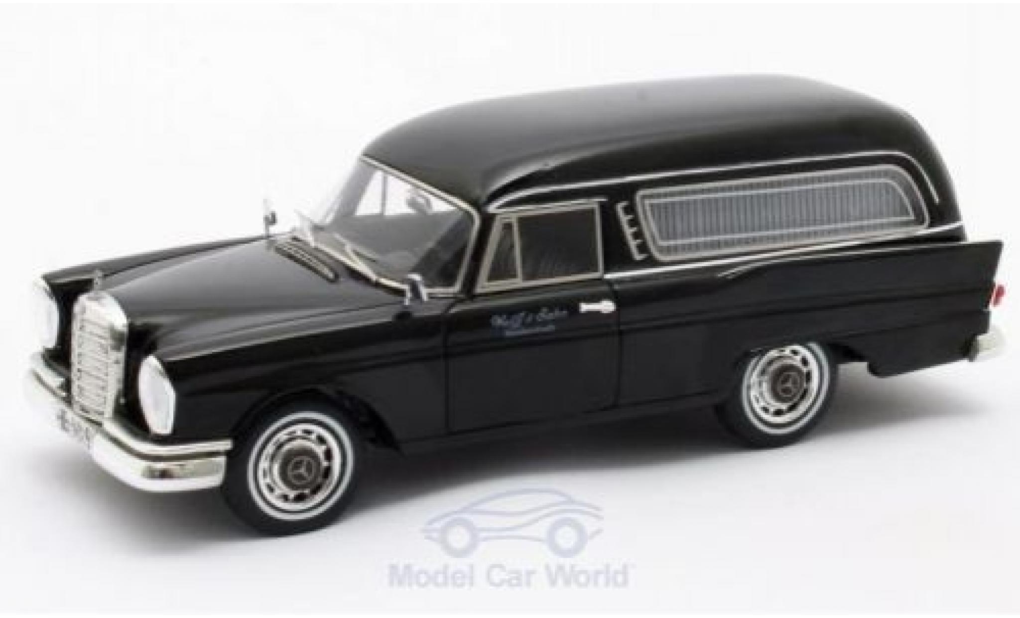 Mercedes 220 1/43 Matrix SE (W111) Pollmann black 1966 diecast model cars