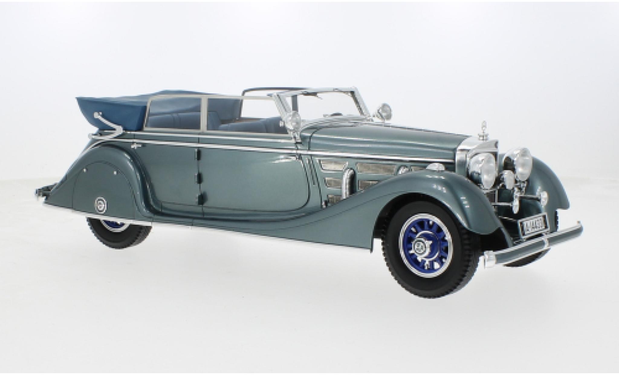 Mercedes 770 1/18 Matrix K (W07) Convertible D blue 1936 1:18 diecast model cars