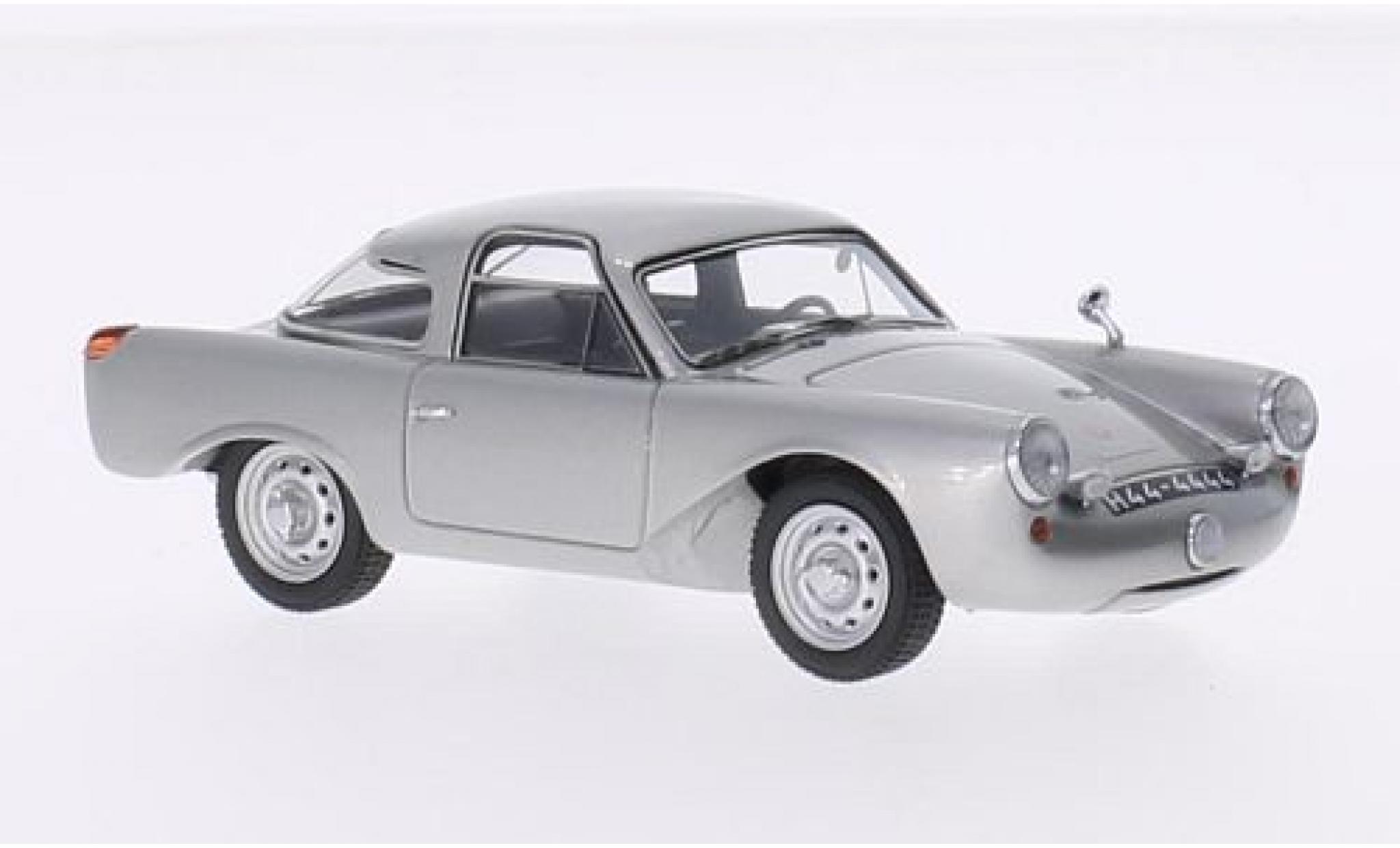 Porsche 356 1/43 Matrix Gl&ouml;ckler Special Coupe grey 1954 diecast model cars