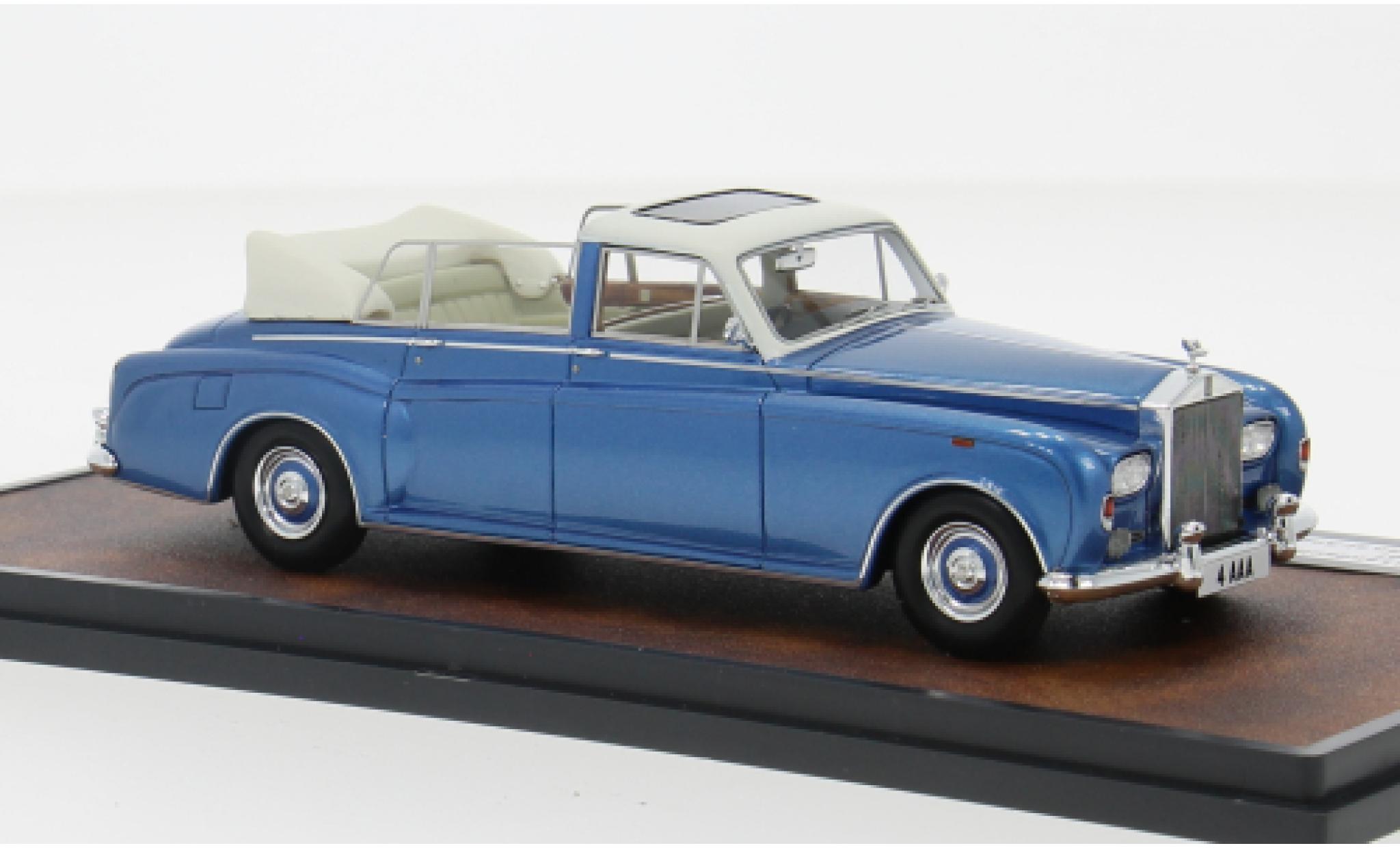 Rolls Royce Phantom 1/43 Matrix VI Landaulet blue 1973 1:43 diecast model cars