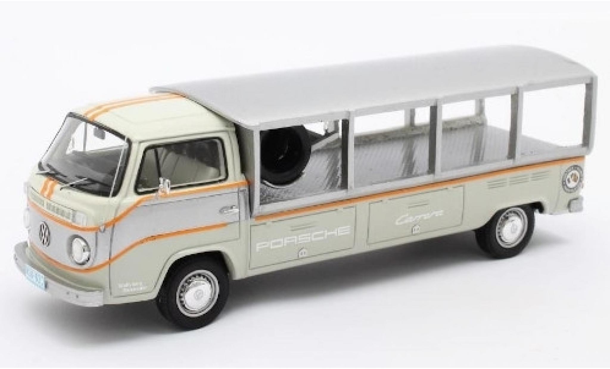 Volkswagen T2 1/43 Matrix Renntransporter grey/white RHD 1976 diecast model cars