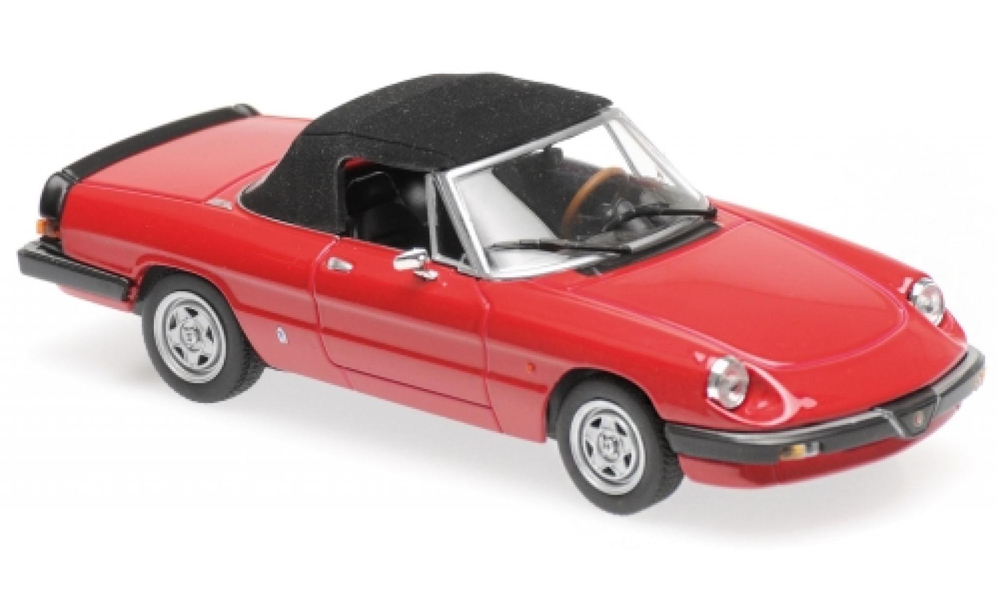Alfa Romeo Spider 1/43 Maxichamps red 1983 diecast model cars