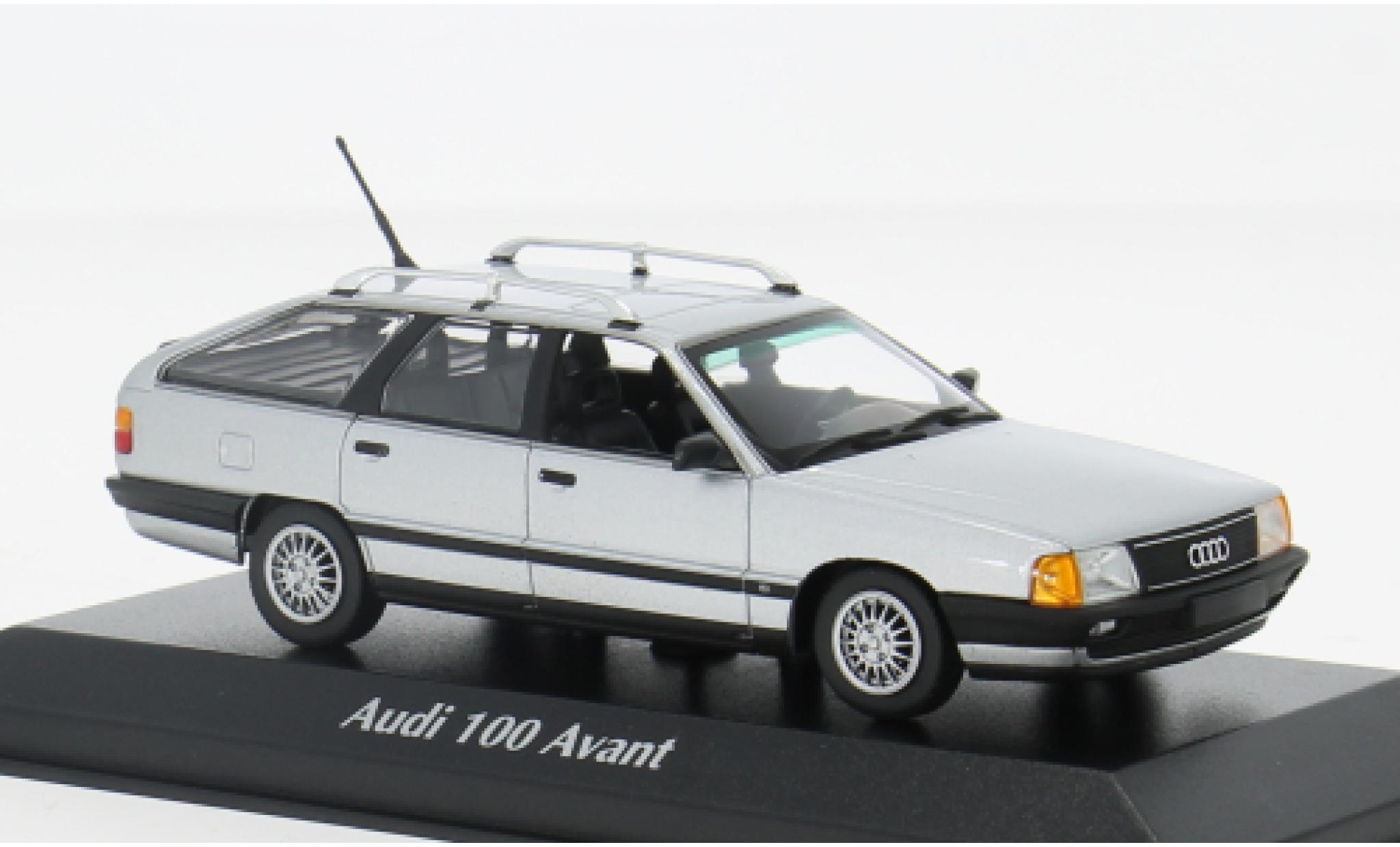 Audi 100 1/43 Maxichamps (C3) Avant silver 1990 1:43 diecast model cars