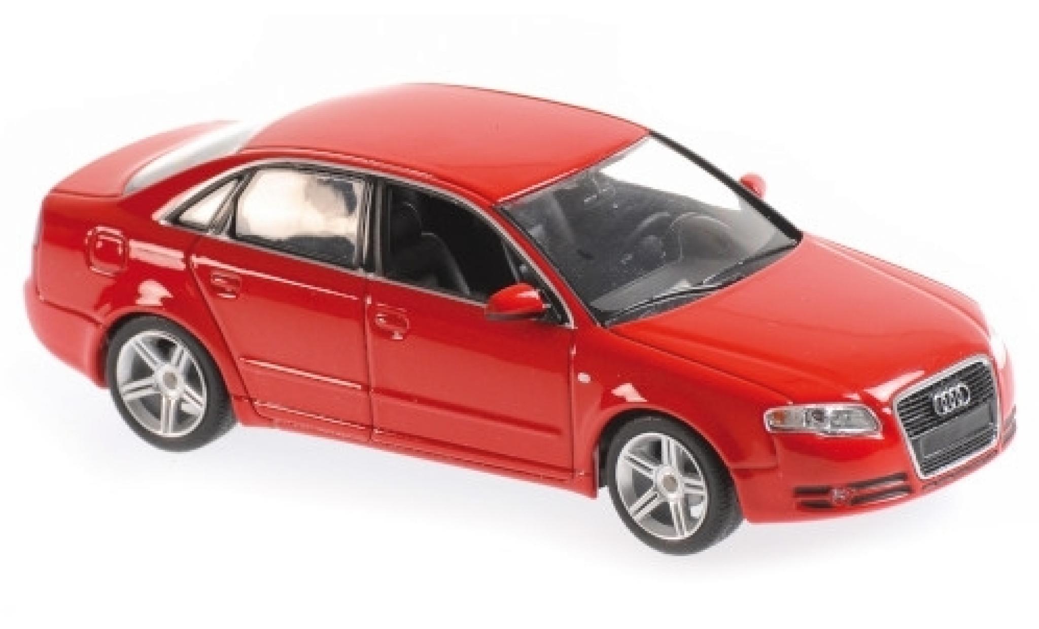 Audi A4 1/43 Maxichamps red 2004 diecast model cars