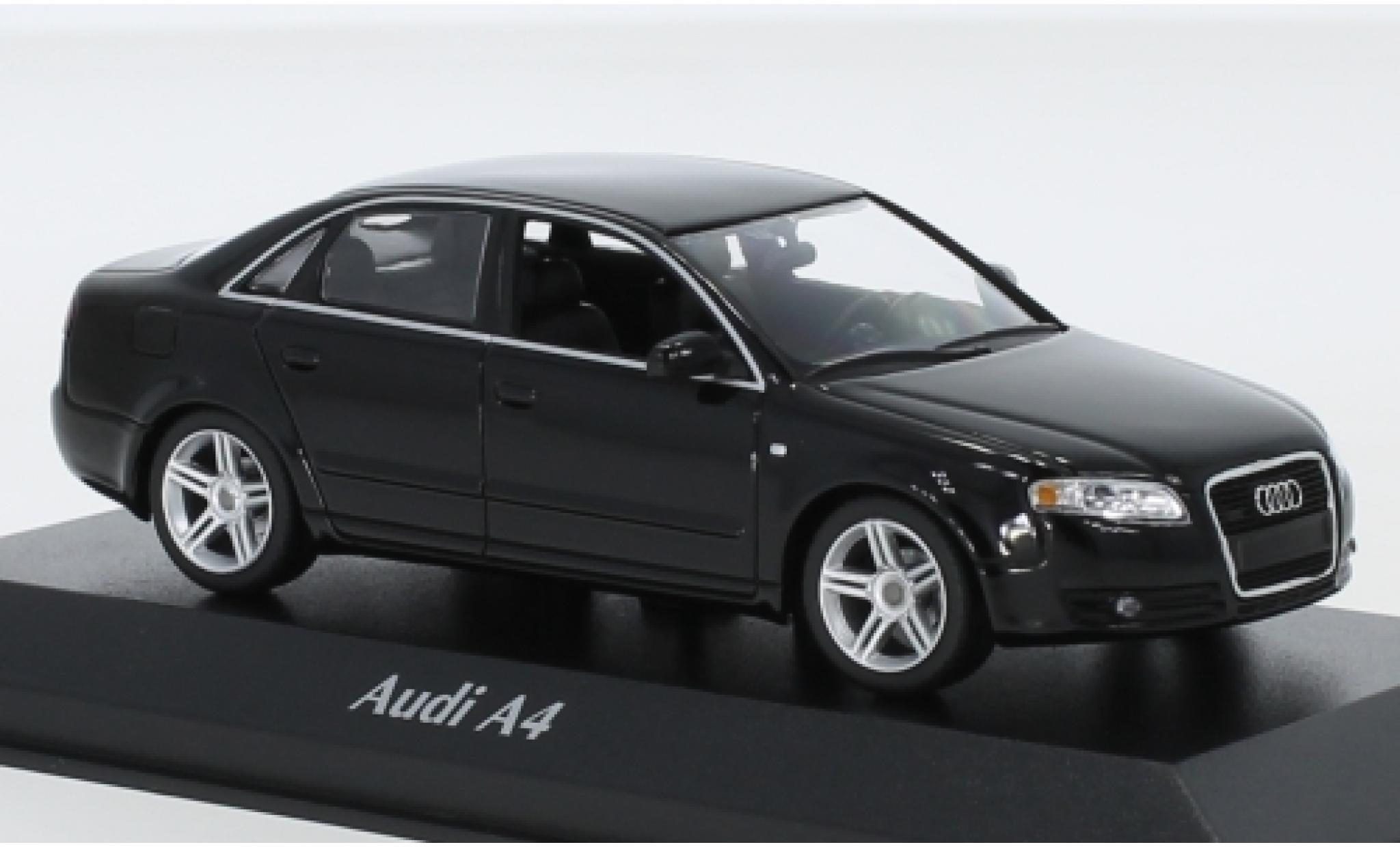 Audi A4 1/43 Maxichamps black 2004 diecast model cars