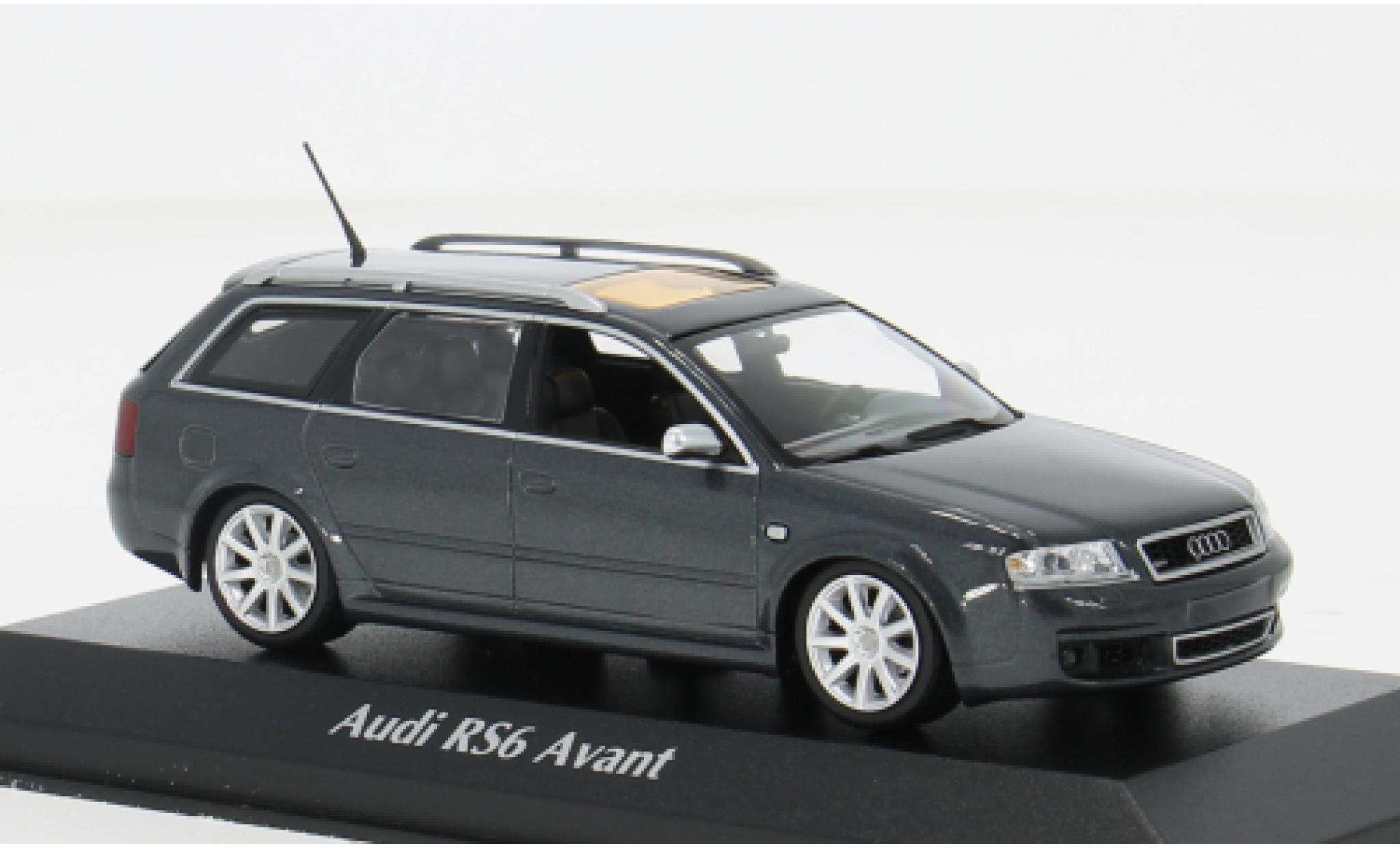 Audi A6 1/43 Maxichamps Avant metallise grey 2002 1:43 diecast model cars