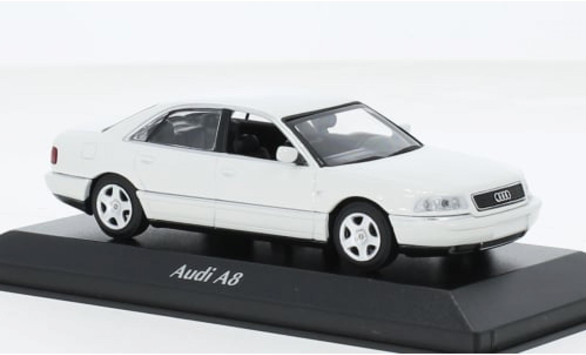Audi A8 1/43 Maxichamps white 1999 1:43 diecast model cars