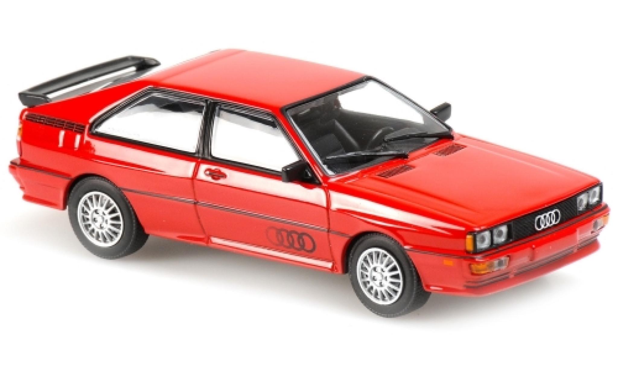 Audi Quattro 1/43 Maxichamps red/Dekor 1980 diecast model cars