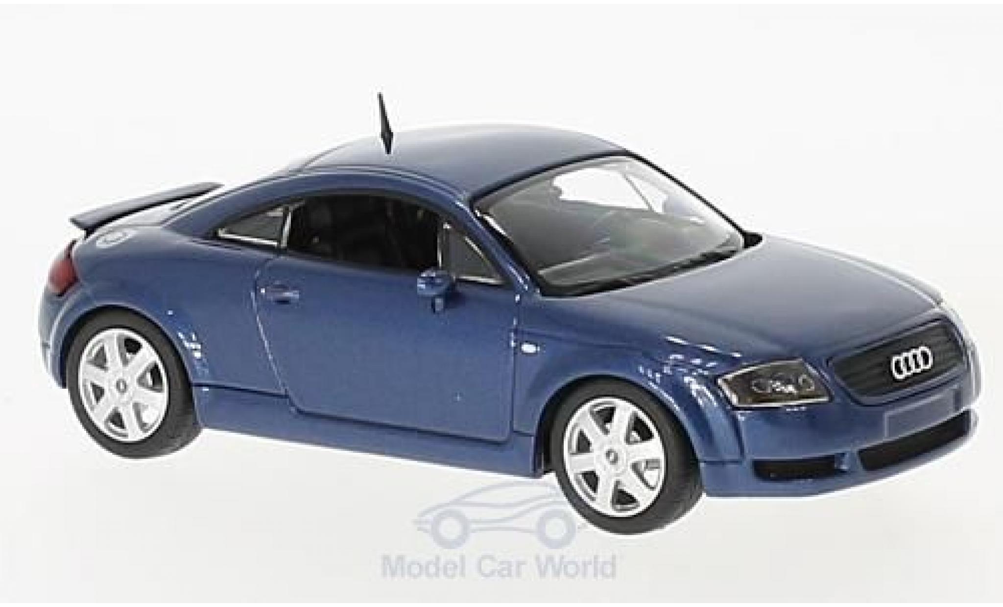 Audi TT coupe 1/43 Maxichamps Coupe metallic blue 1998 diecast model cars