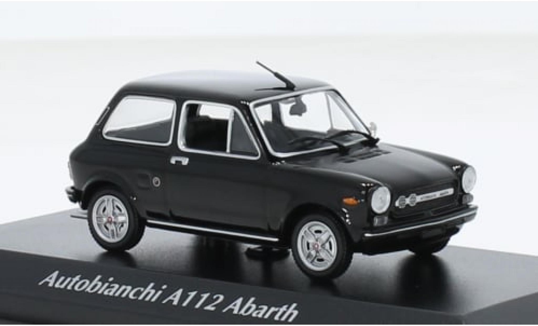 Autobianchi A112 1/43 Maxichamps Abarth black 1974 1:43 diecast model cars