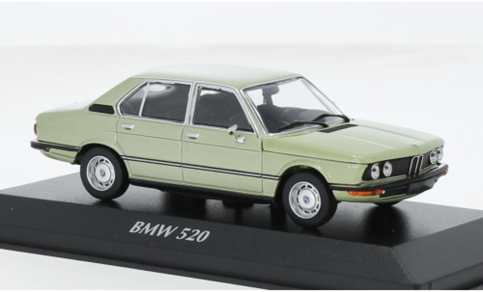 Bmw 520 1/43 Maxichamps (E12) metallise green 1972 1:43 diecast model cars
