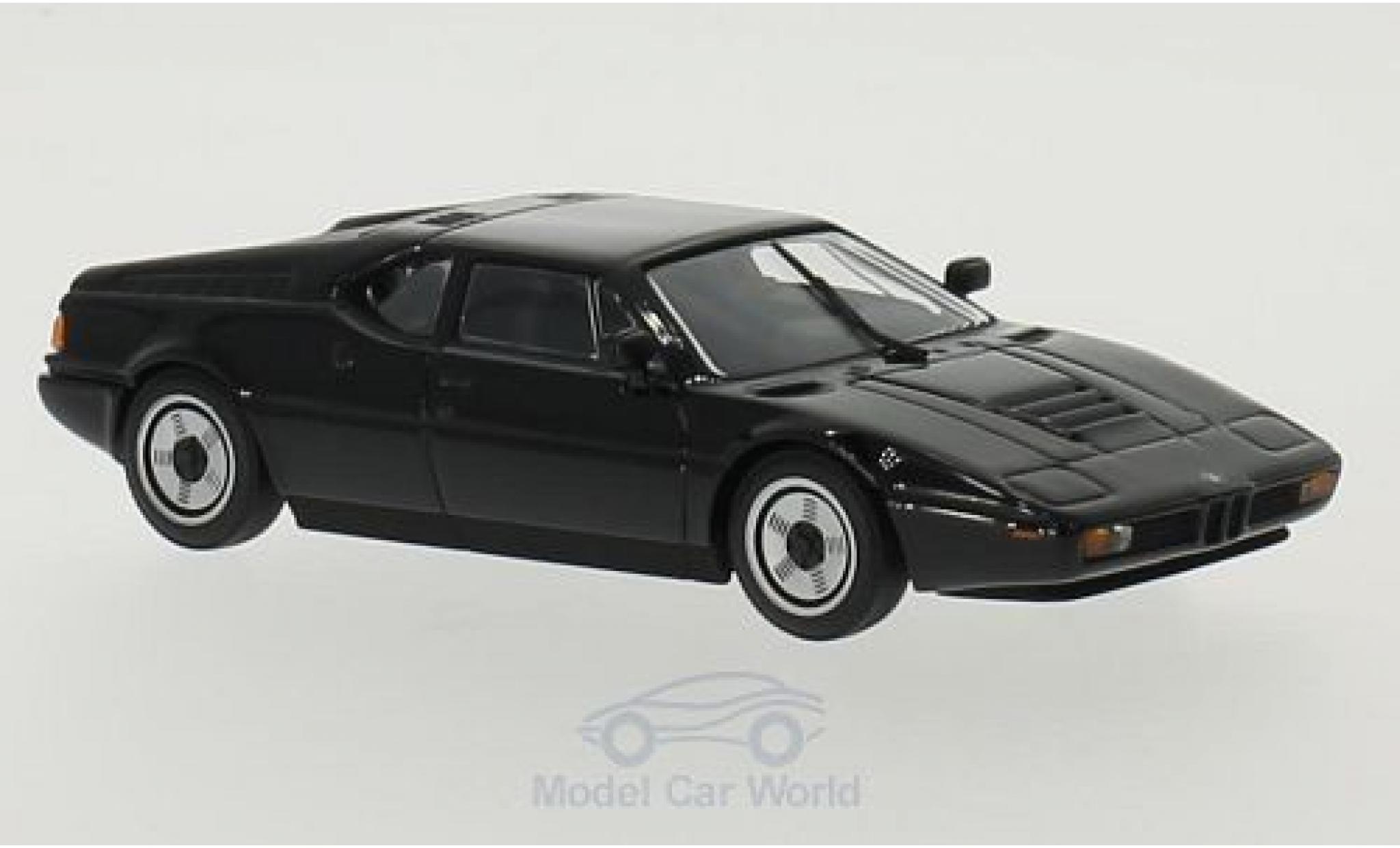 Bmw M1 1979 1/43 Maxichamps black 1979 diecast model cars