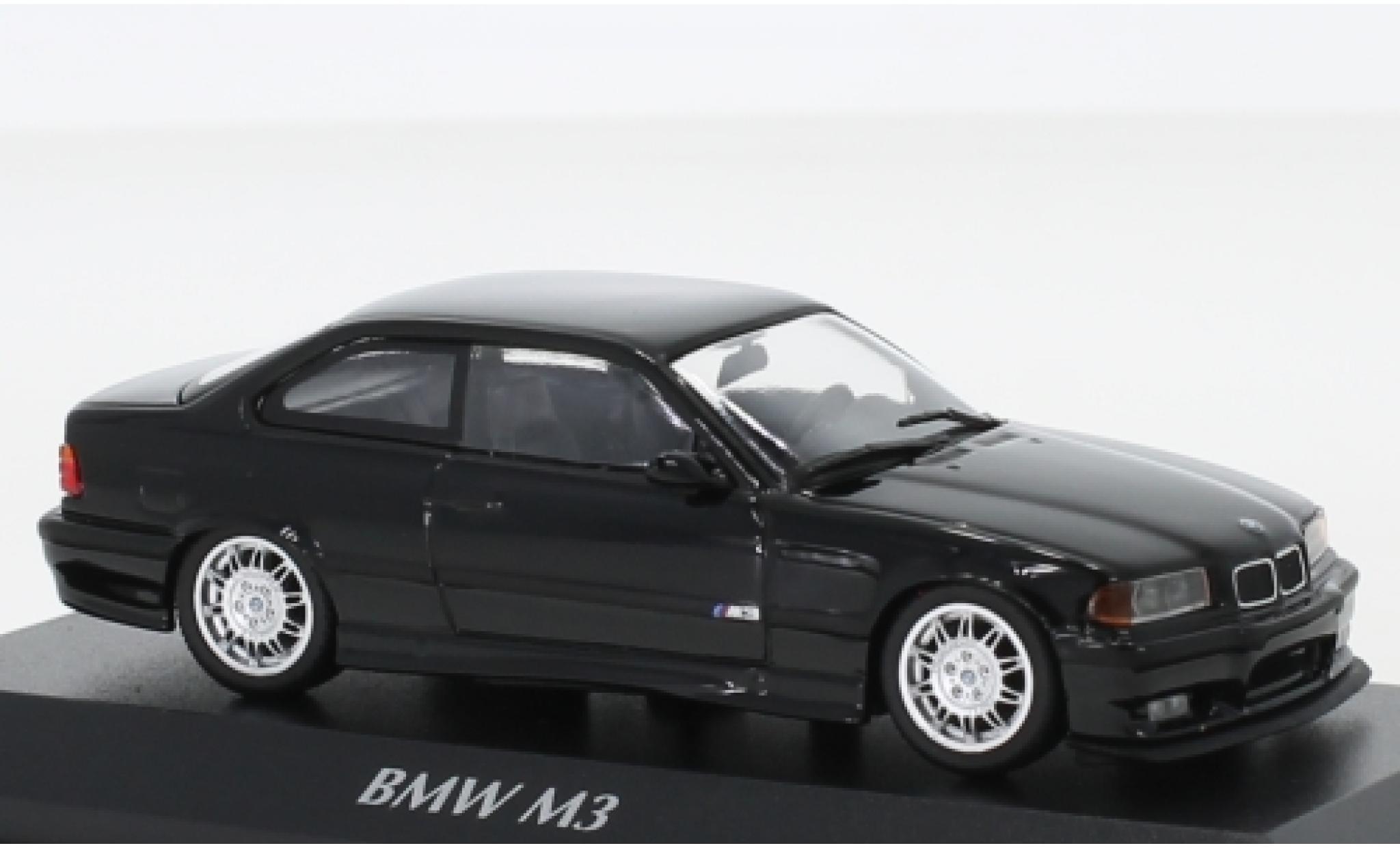 Bmw M3 1/43 Maxichamps (E36) black 1992 diecast model cars