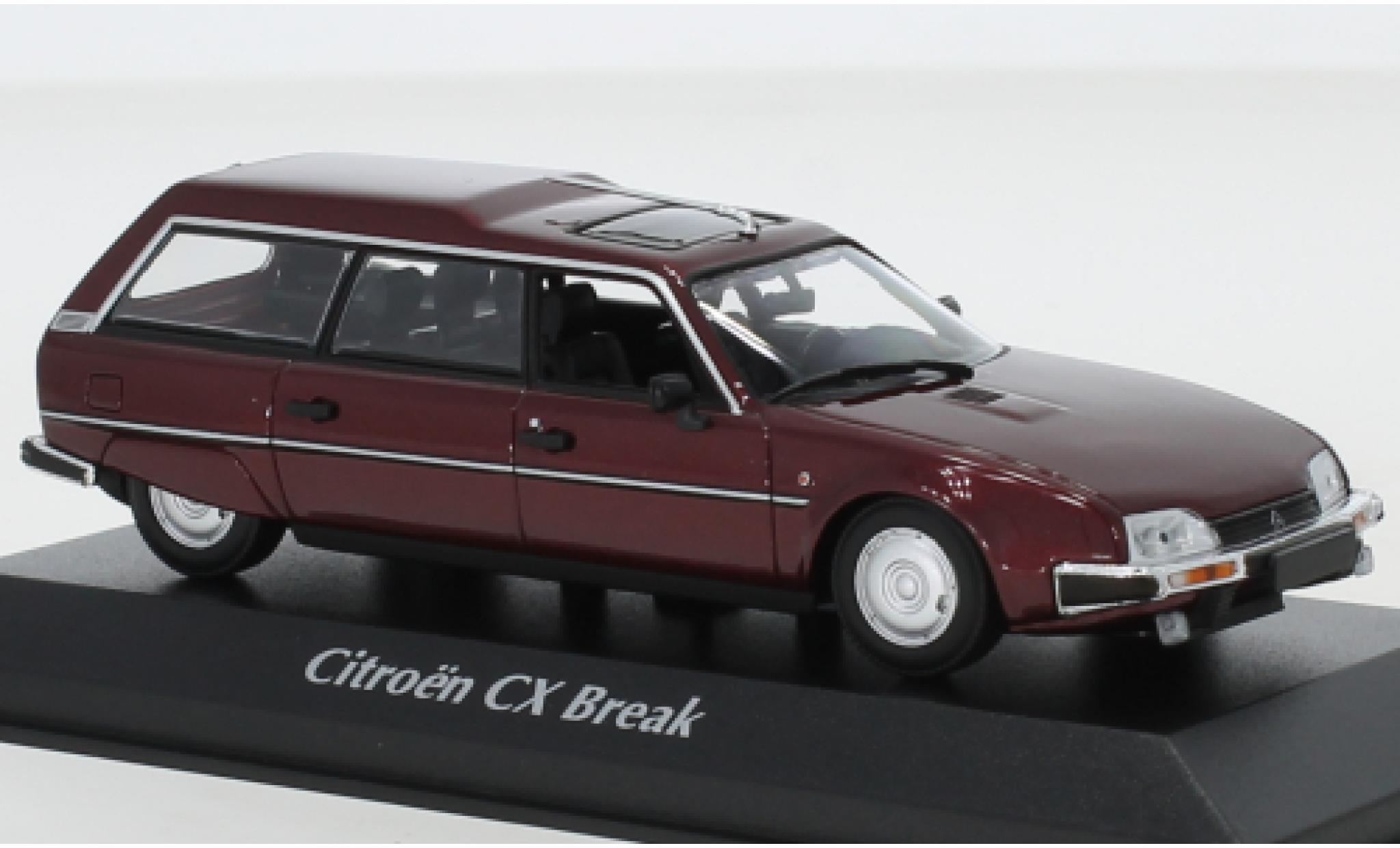 Citroen CX 1/43 Maxichamps Estate metallic red 1980 diecast model cars