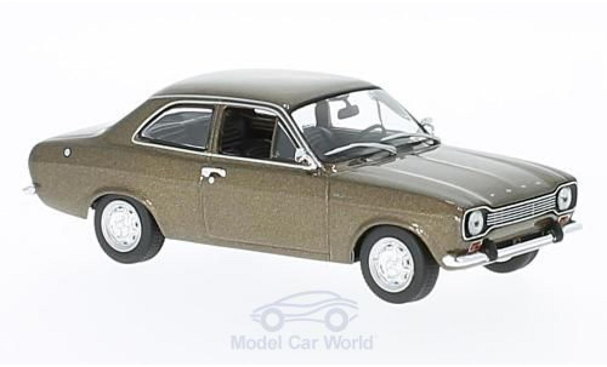 Ford Escort MKI 1/43 Maxichamps MKI metallic brown 1968 diecast model cars