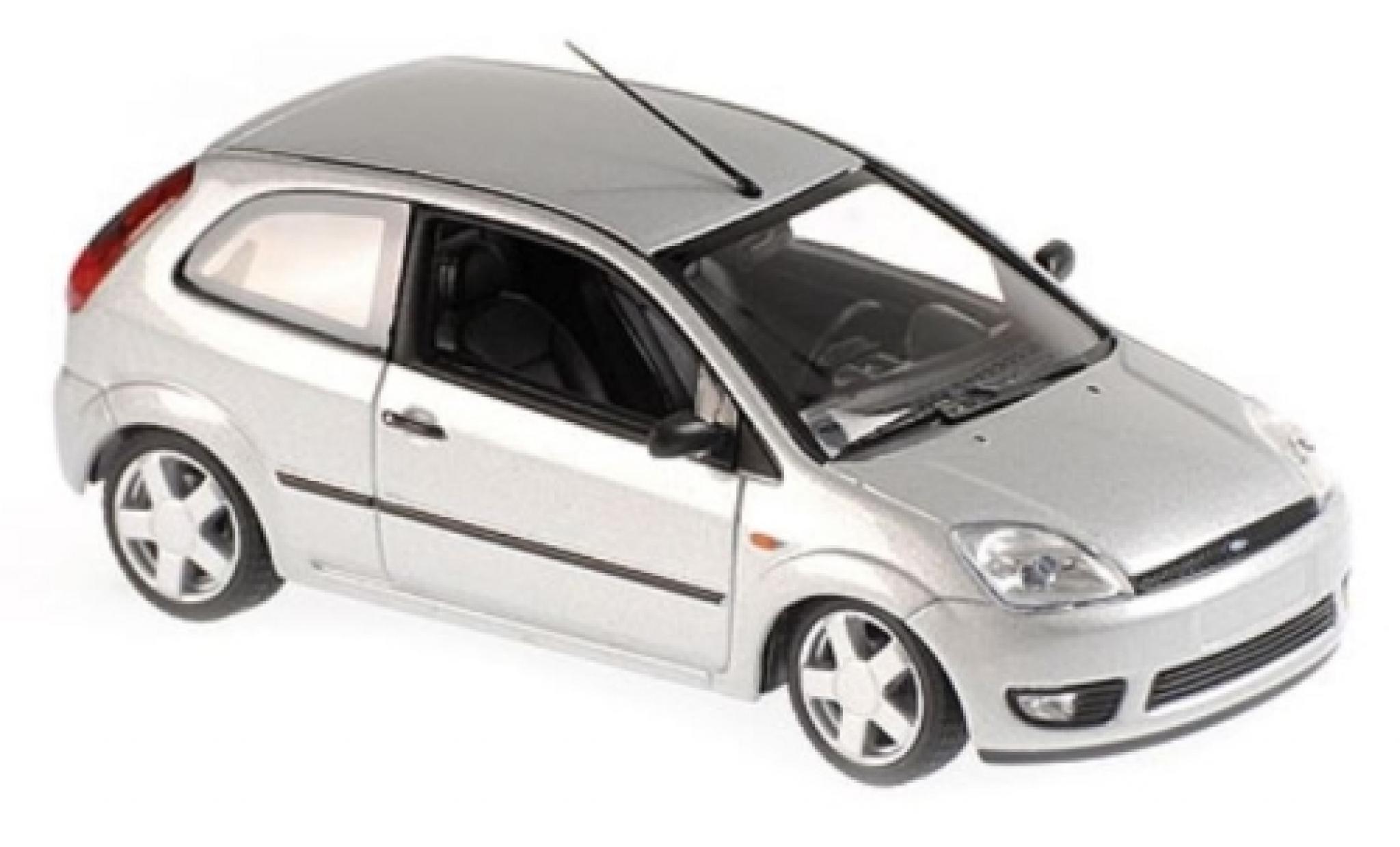 Ford Fiesta 1/43 Maxichamps silver 2002 1:43 diecast model cars
