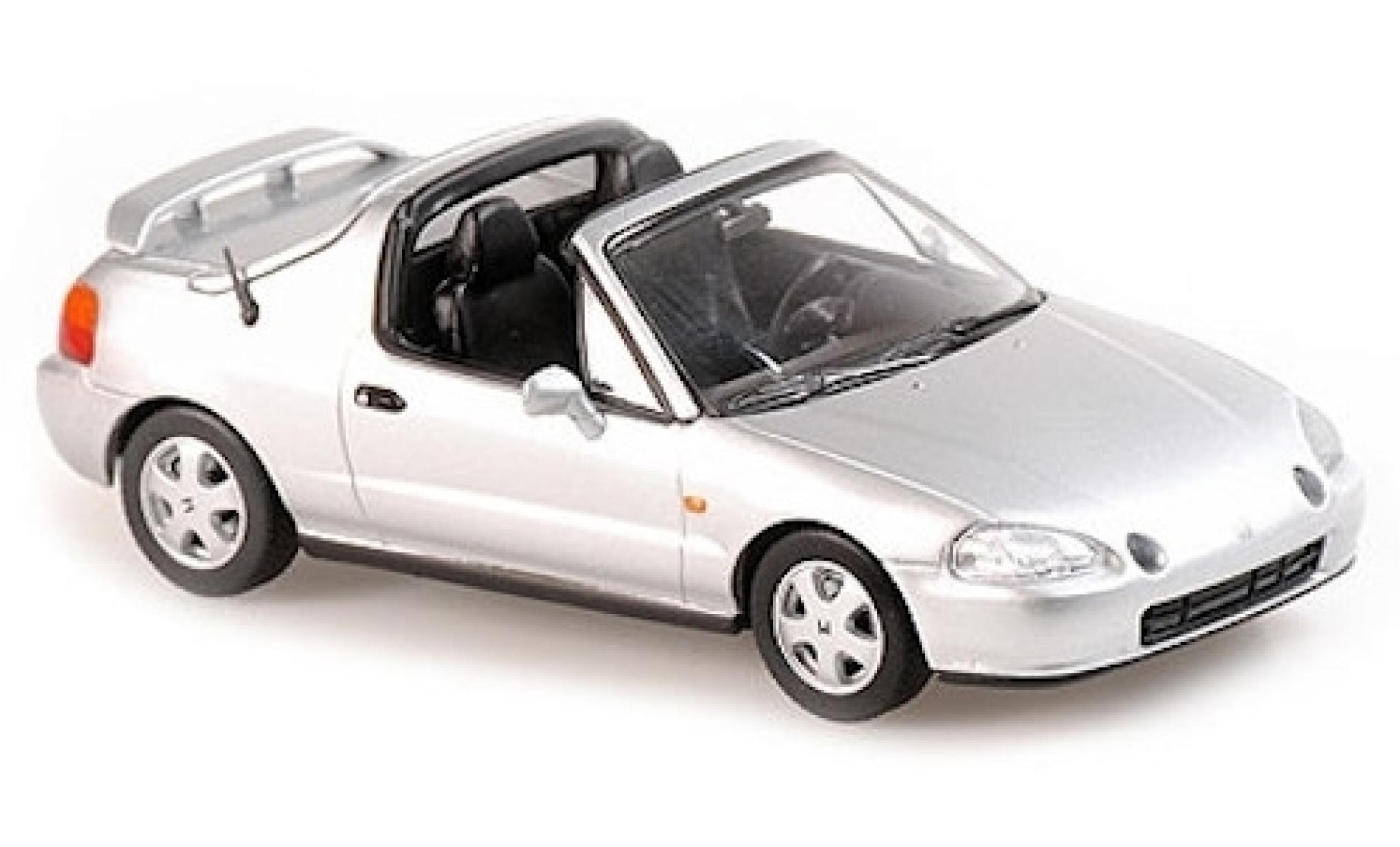 Honda CR-X 1/43 Maxichamps del Sol grey 1992 diecast model cars