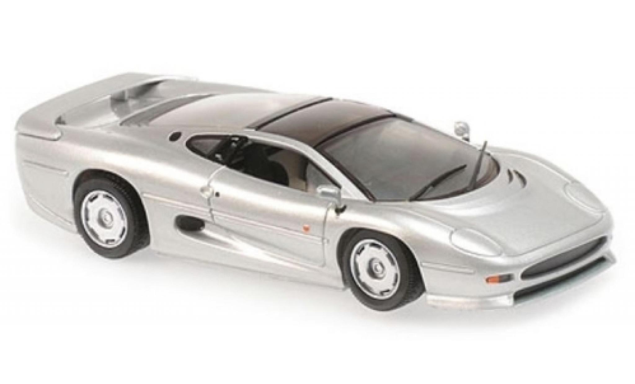 Jaguar XJ 1/43 Maxichamps 220 grey RHD 1991 diecast model cars