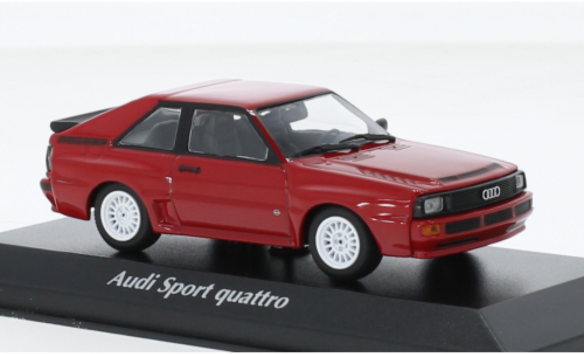Audi Sport Quattro 1/43 Maxichamps Sport quattro red 1984 diecast model cars