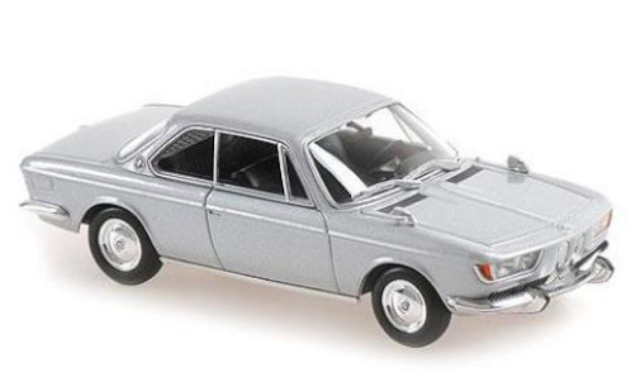 Bmw 2000 1/43 Maxichamps CS grey 1967 diecast model cars