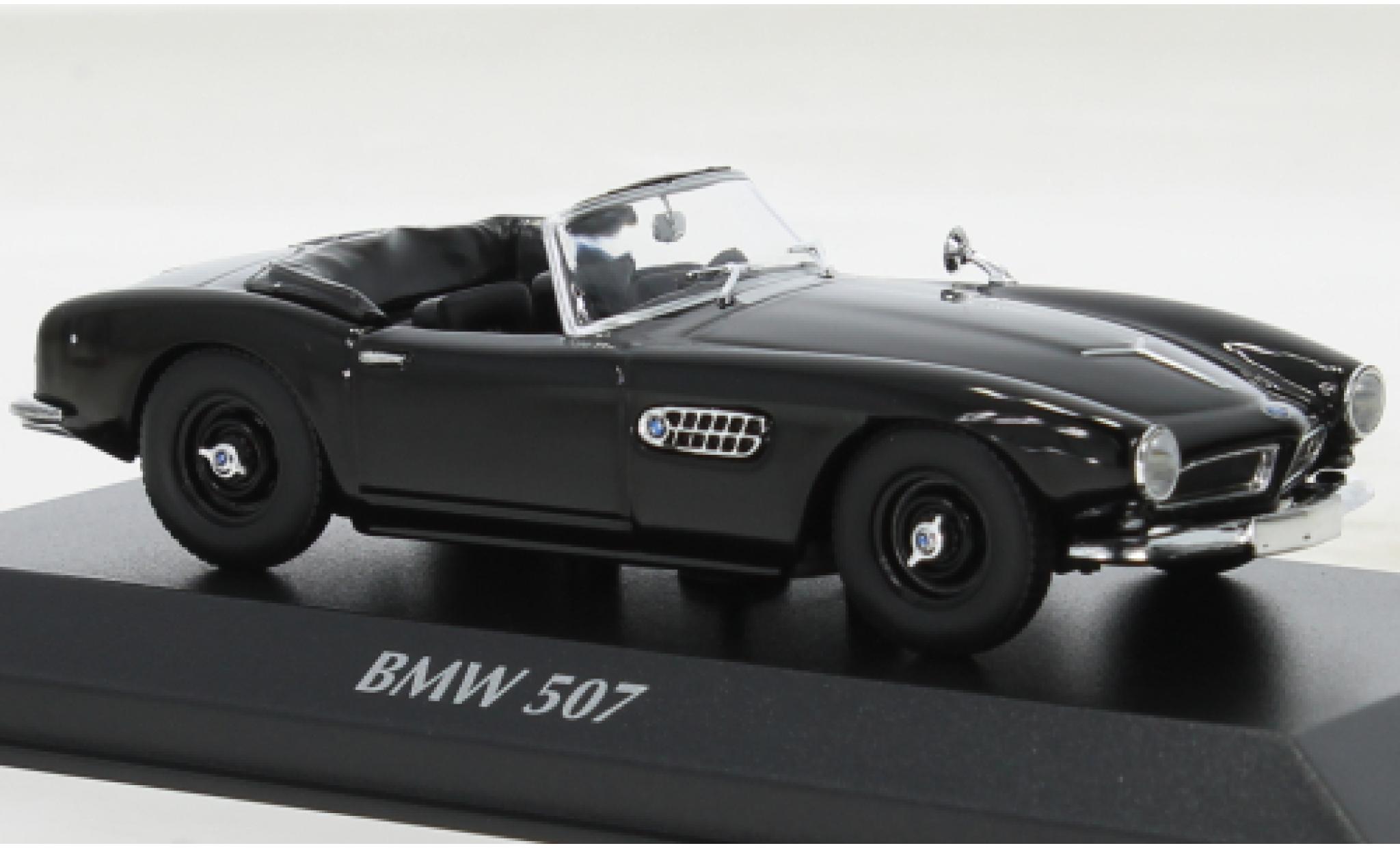 Bmw 507 1/43 Maxichamps black 1957 diecast model cars