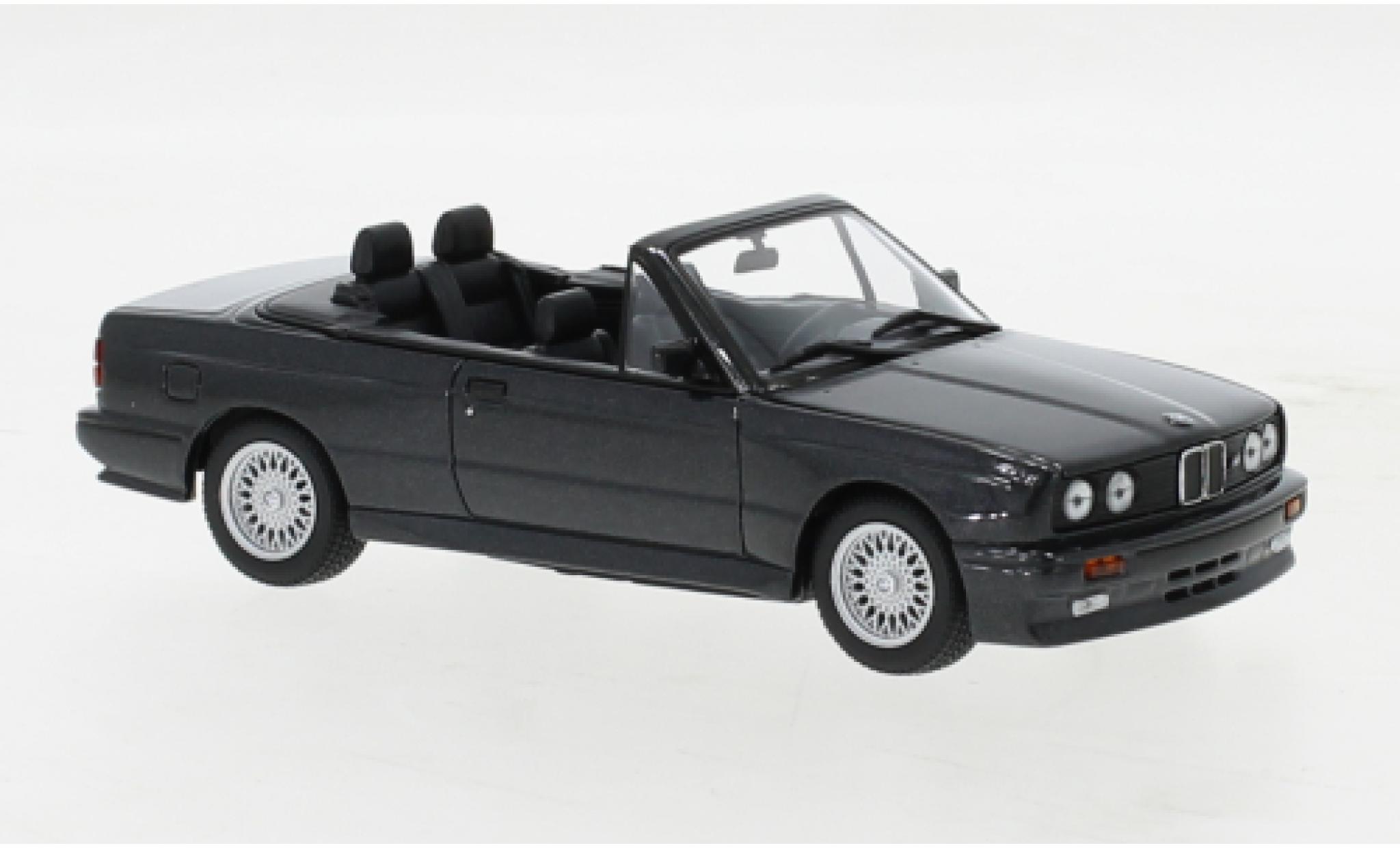 Bmw M3 1/43 Maxichamps (E30) Convertible metallise black 1988 diecast model cars