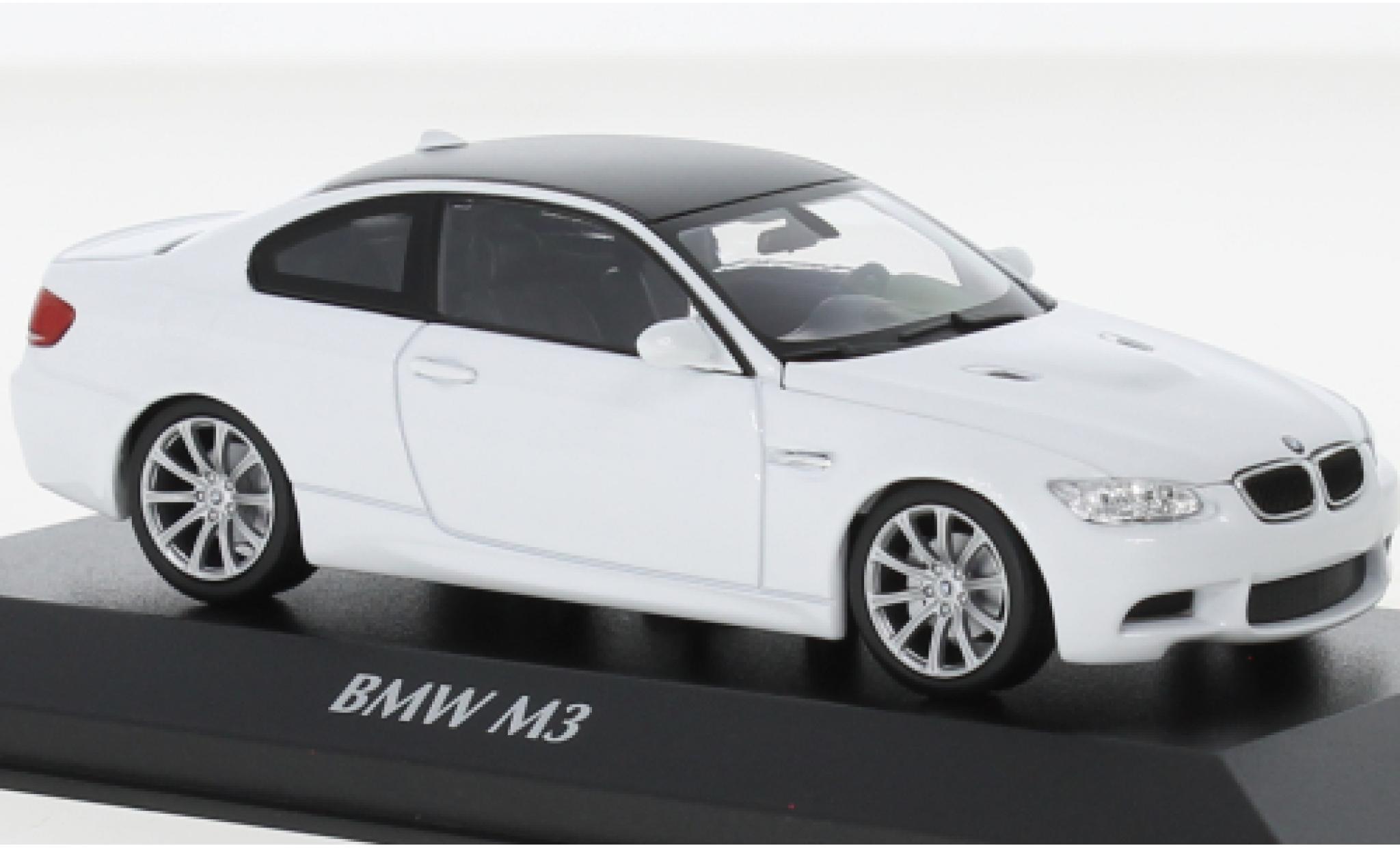 Bmw M3 1/43 Maxichamps (E92) white 2008 diecast model cars