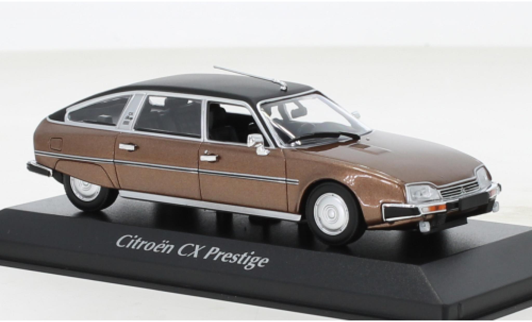 Citroen CX 1/43 Maxichamps Prestige metallise brown/black 1980 diecast model cars