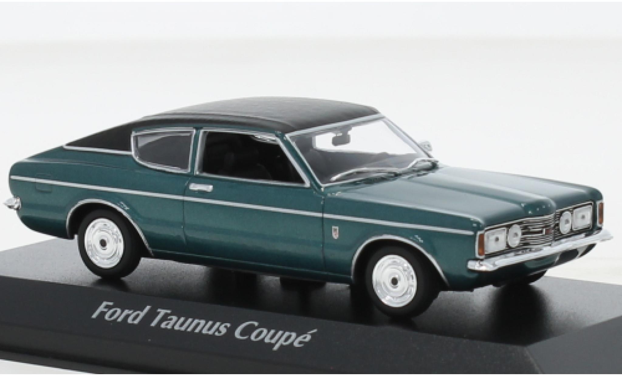 Ford Taunus 1/43 Maxichamps (TC I) Coupe metallise green 1970 diecast model cars