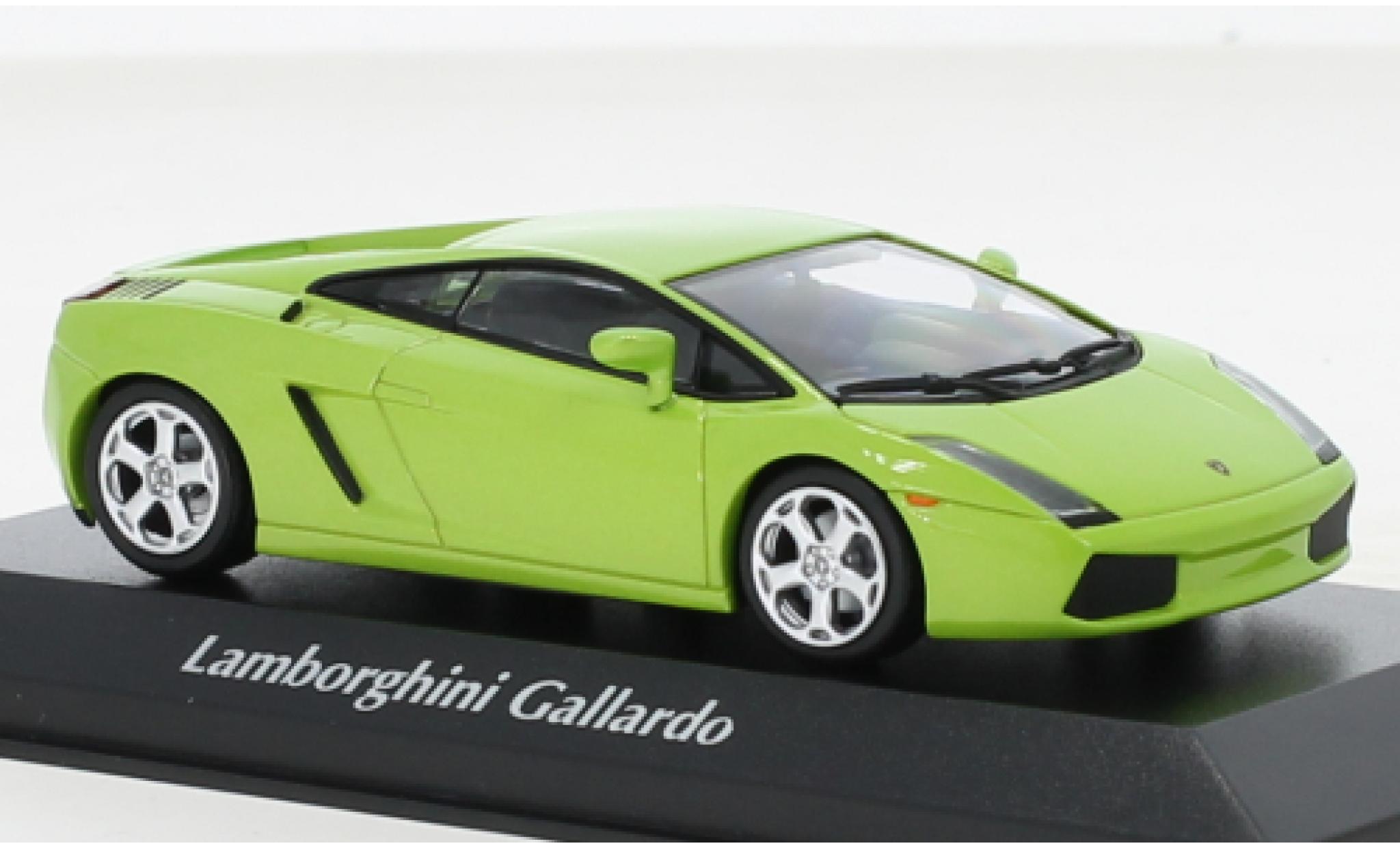 Lamborghini Gallardo 1/43 Maxichamps metallise green 2003 diecast model cars