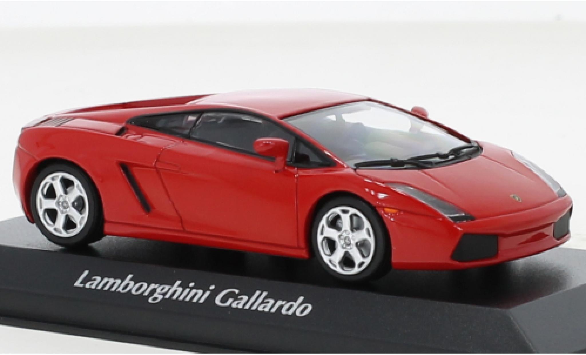 Lamborghini Gallardo 1/43 Maxichamps red 2003 diecast model cars