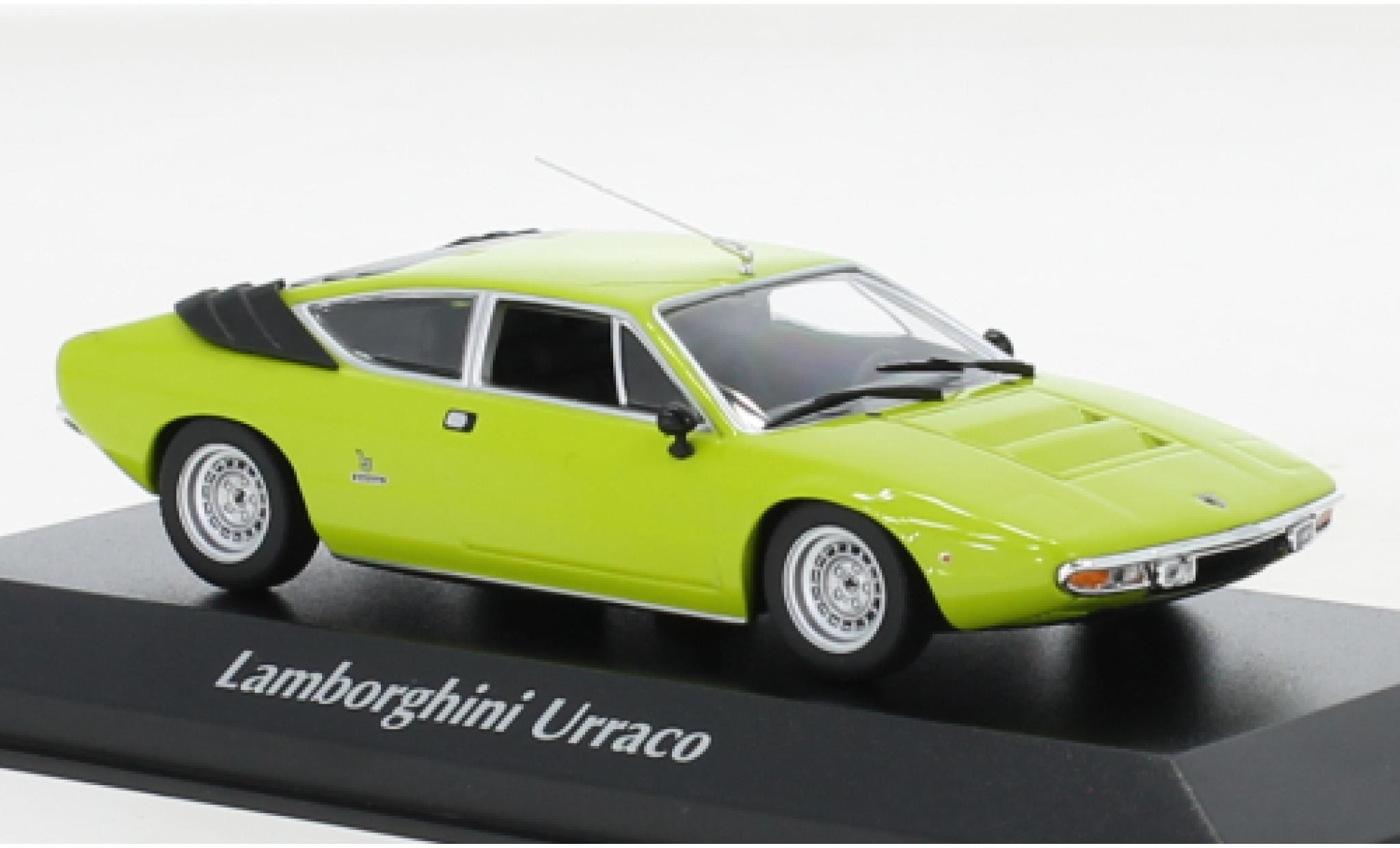 Lamborghini Urraco 1/43 Maxichamps green 1974 diecast model cars